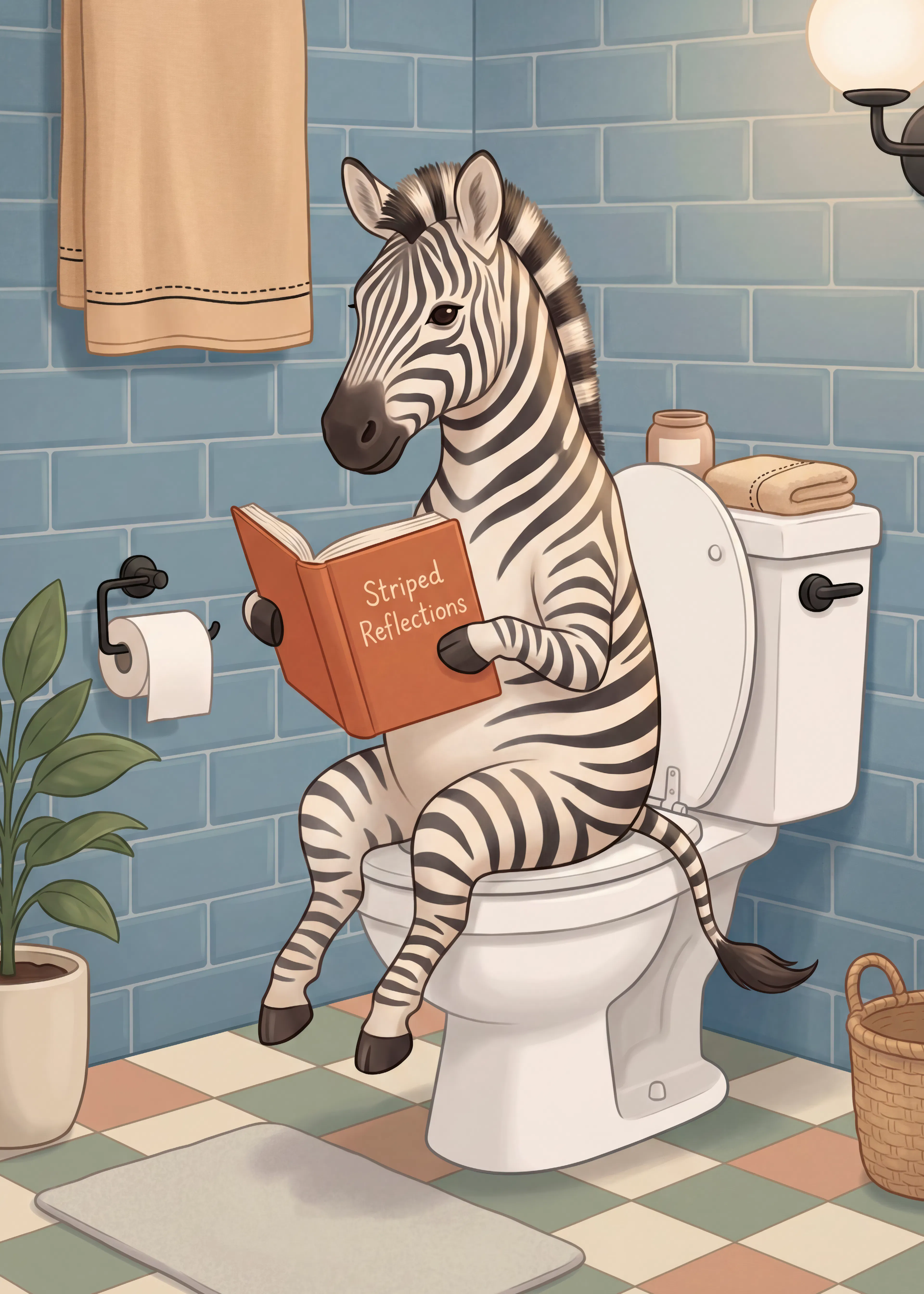 Andreas Magnusson - Zebra's Quiet Reflection Poster 0