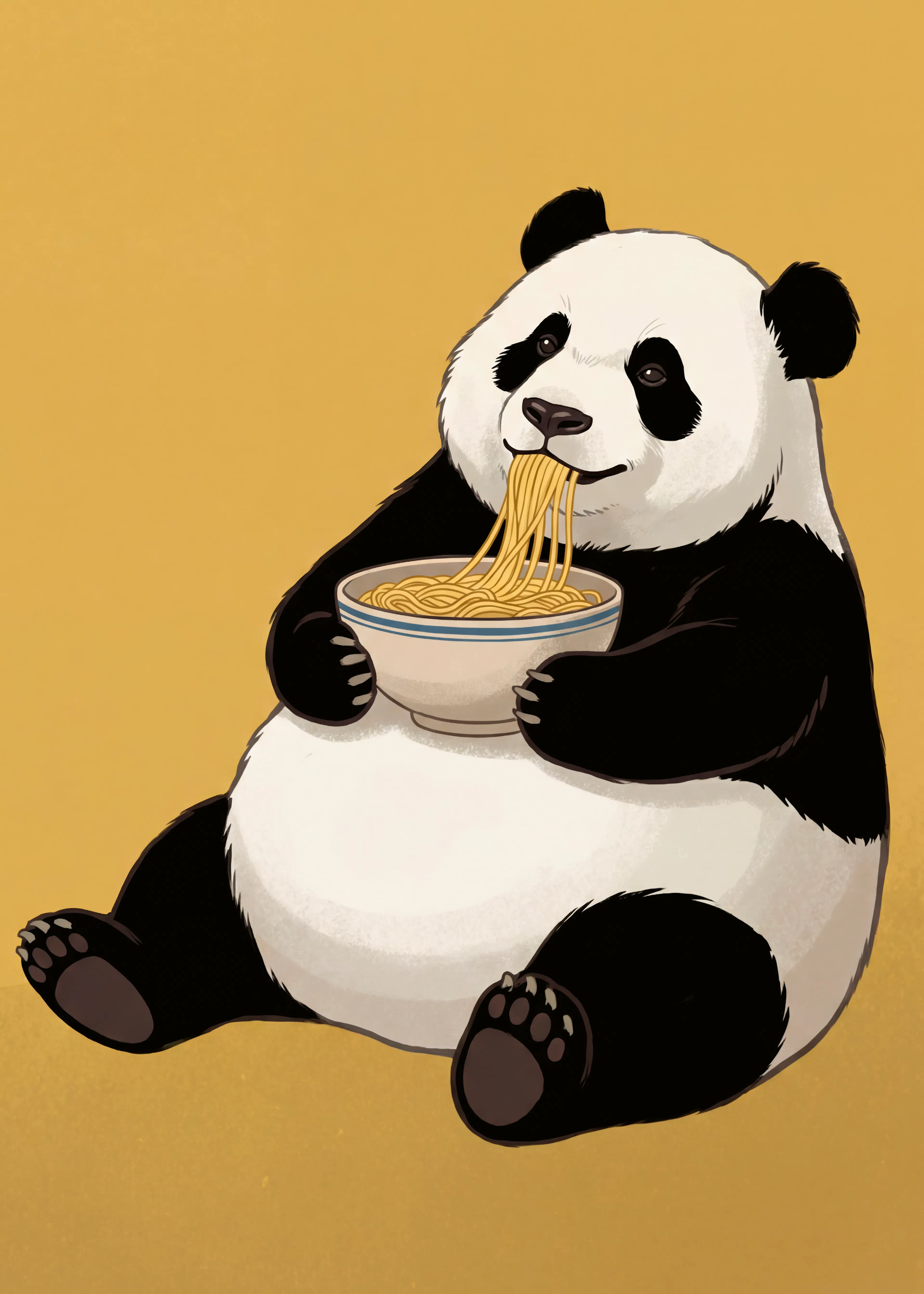 Andreas Magnusson - Panda Noodle Delight Poster 0
