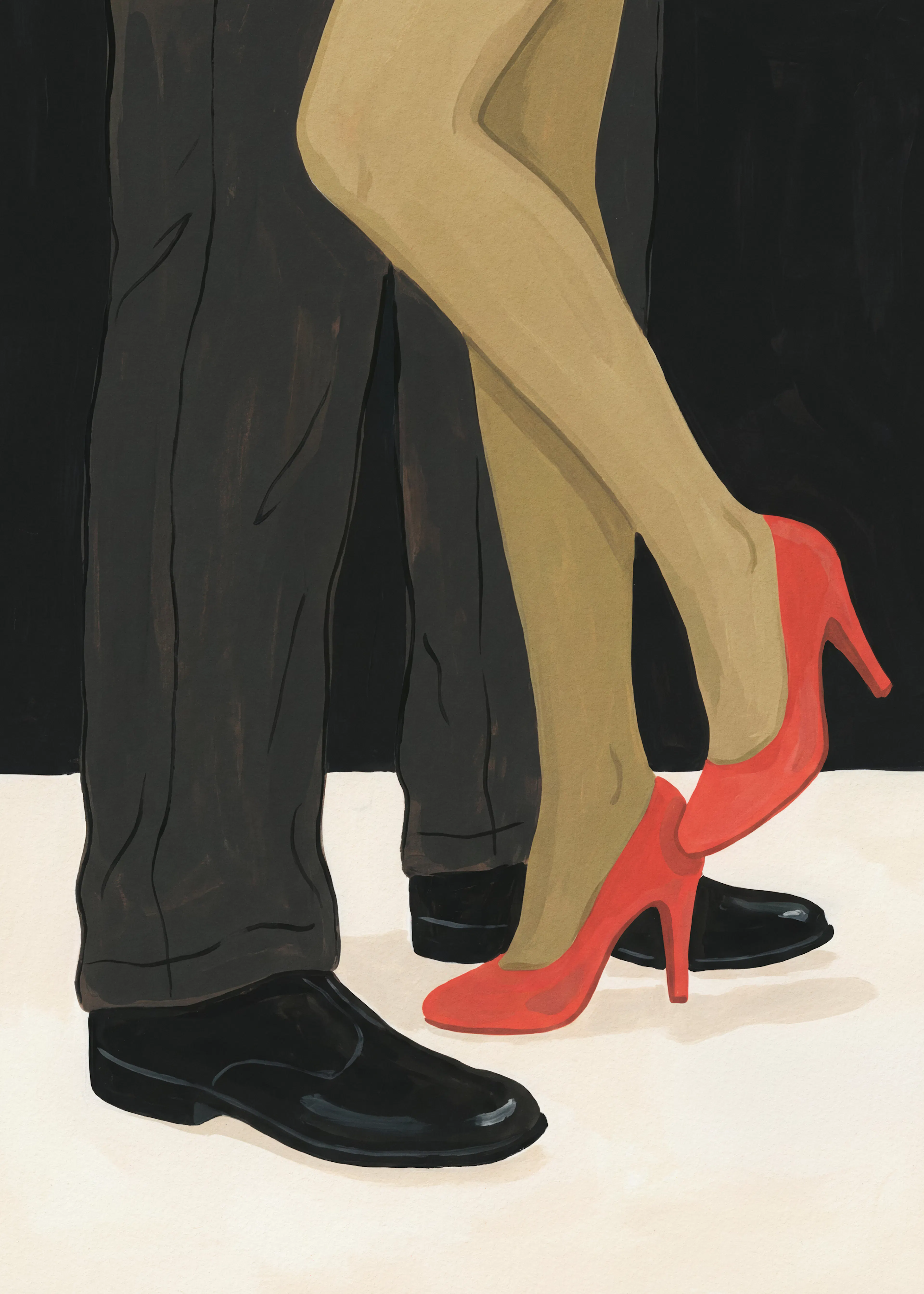Andreas Magnusson - Dancing Couple's Legs Poster 0