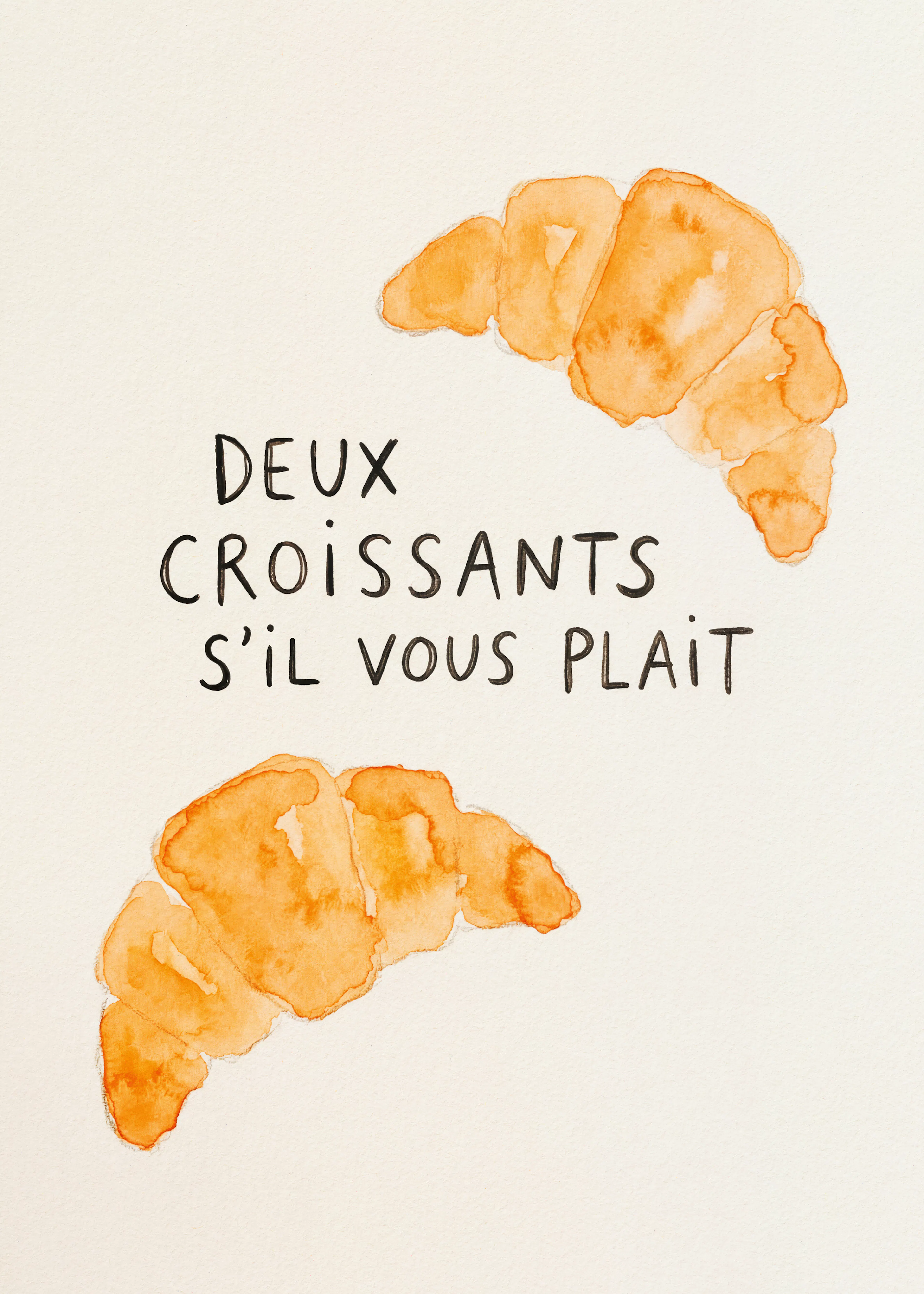 Andreas Magnusson - Two Croissants Please Poster 0