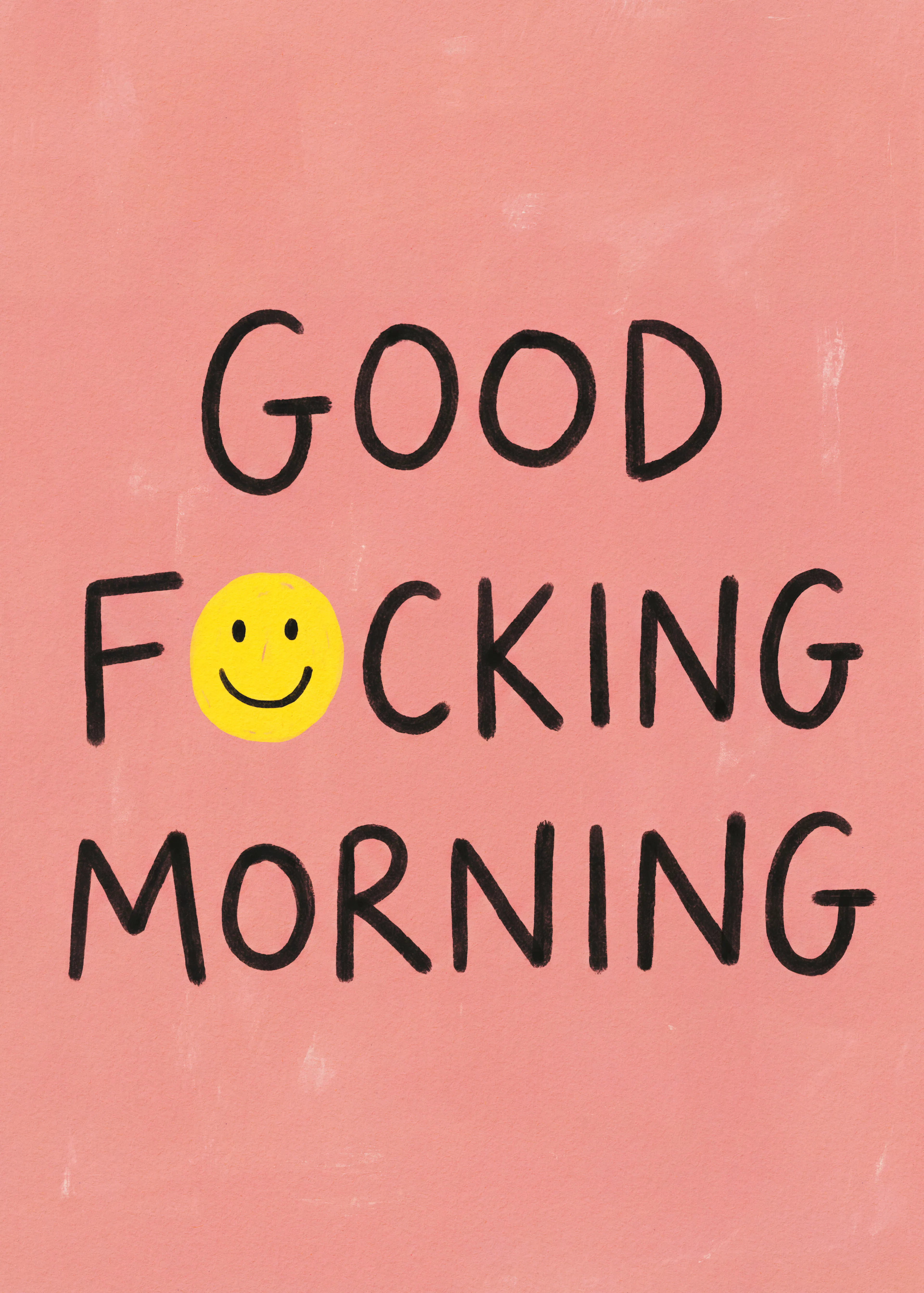 Andreas Magnusson - Good Focking Morning Smiley Poster 0