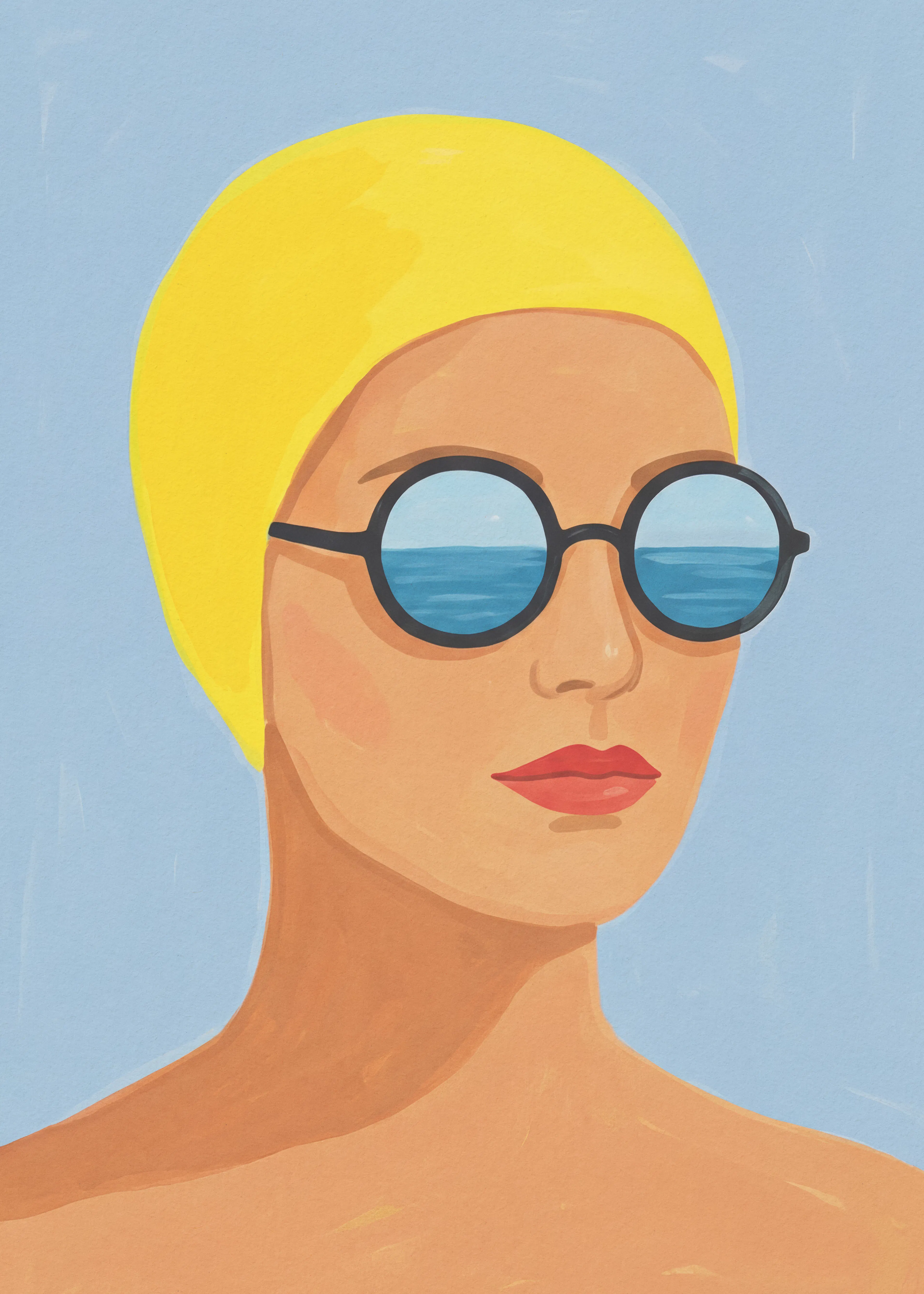 Andreas Magnusson - Ocean Gaze Swimmer Poster 0