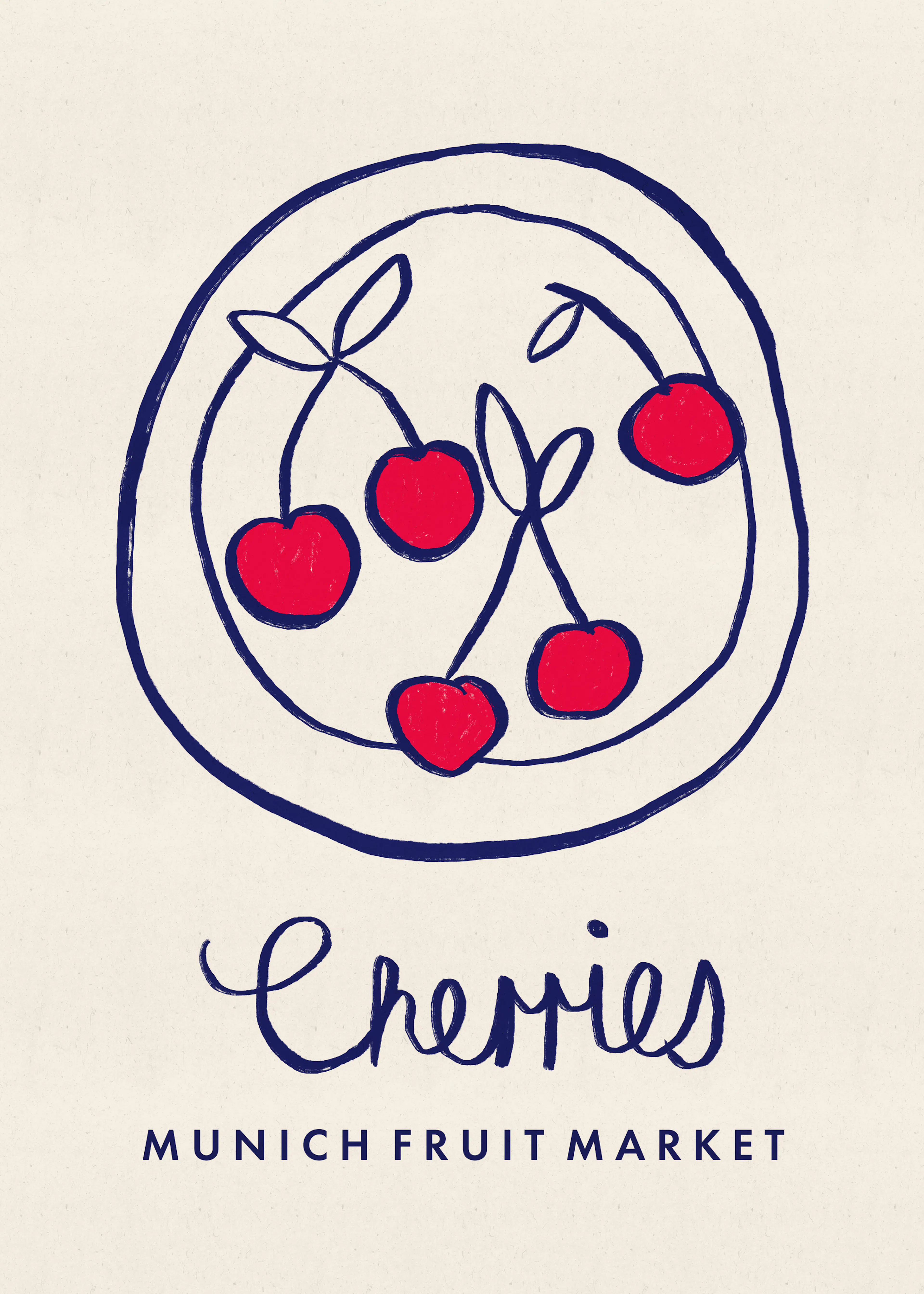 Dirkie Nell - Mercado de Cerezas de Múnich Póster 0