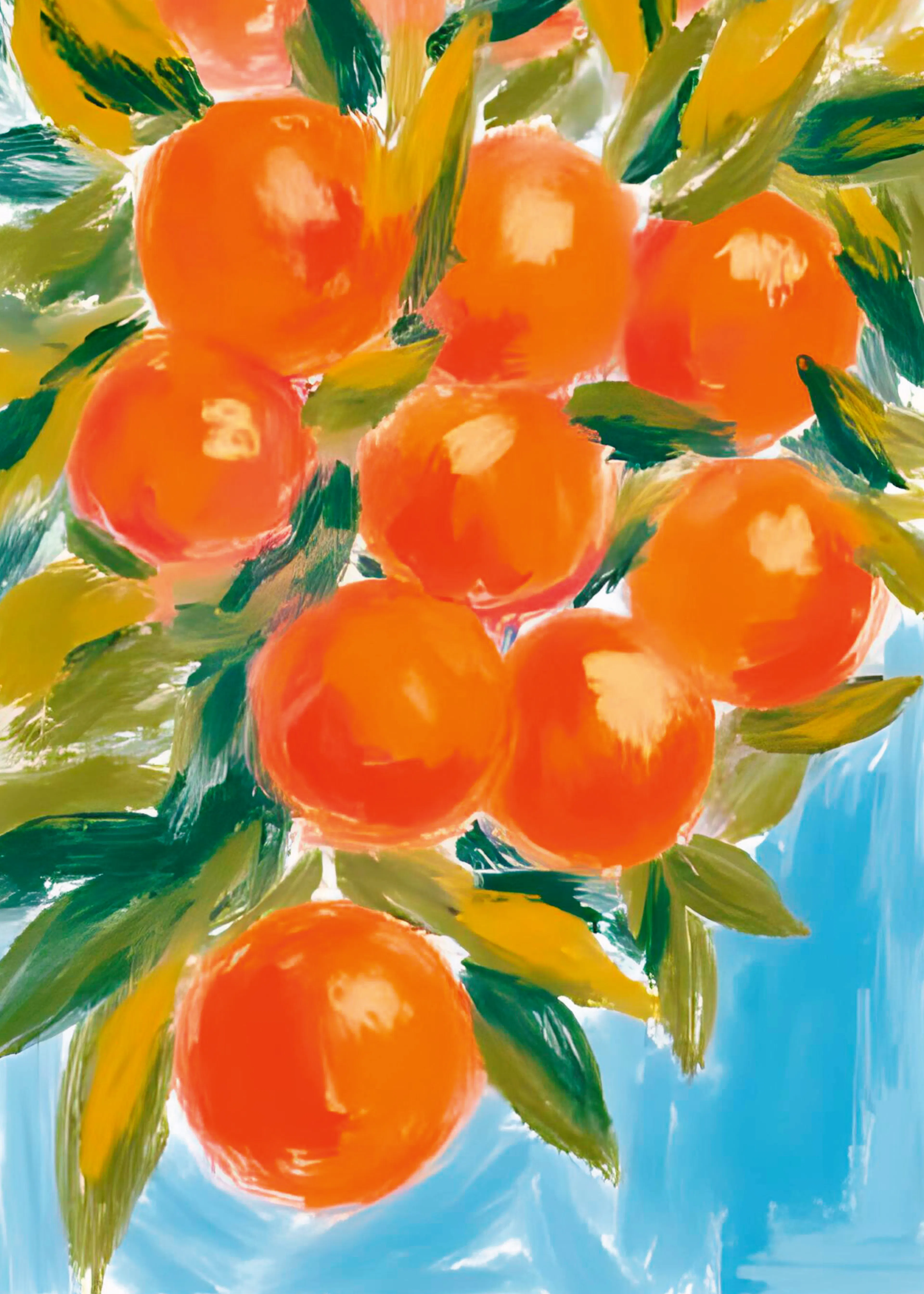 Ohkimiko - Vibrant Orange Harvest Poster 0