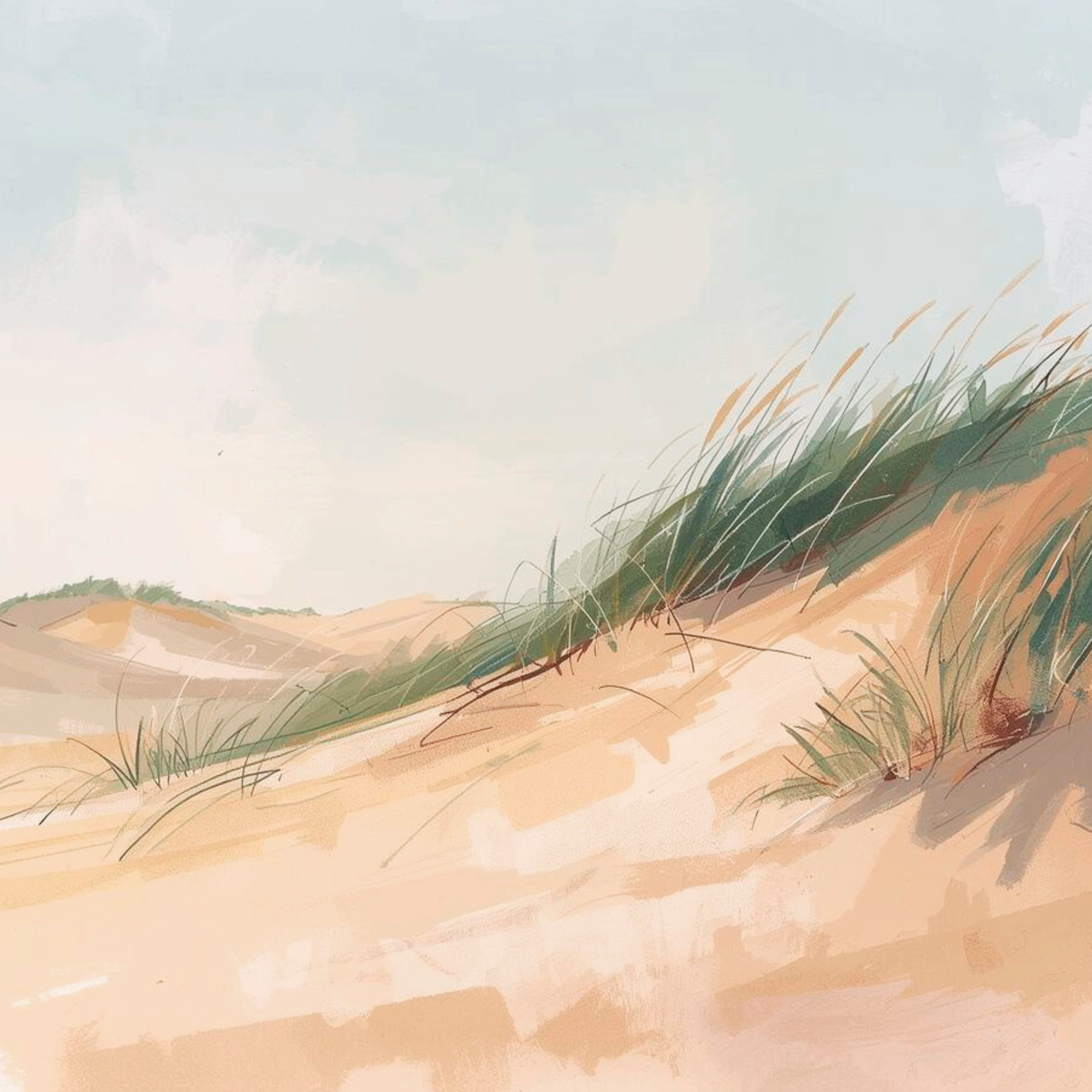 Ohkimiko - Serene Sand Dunes Poster