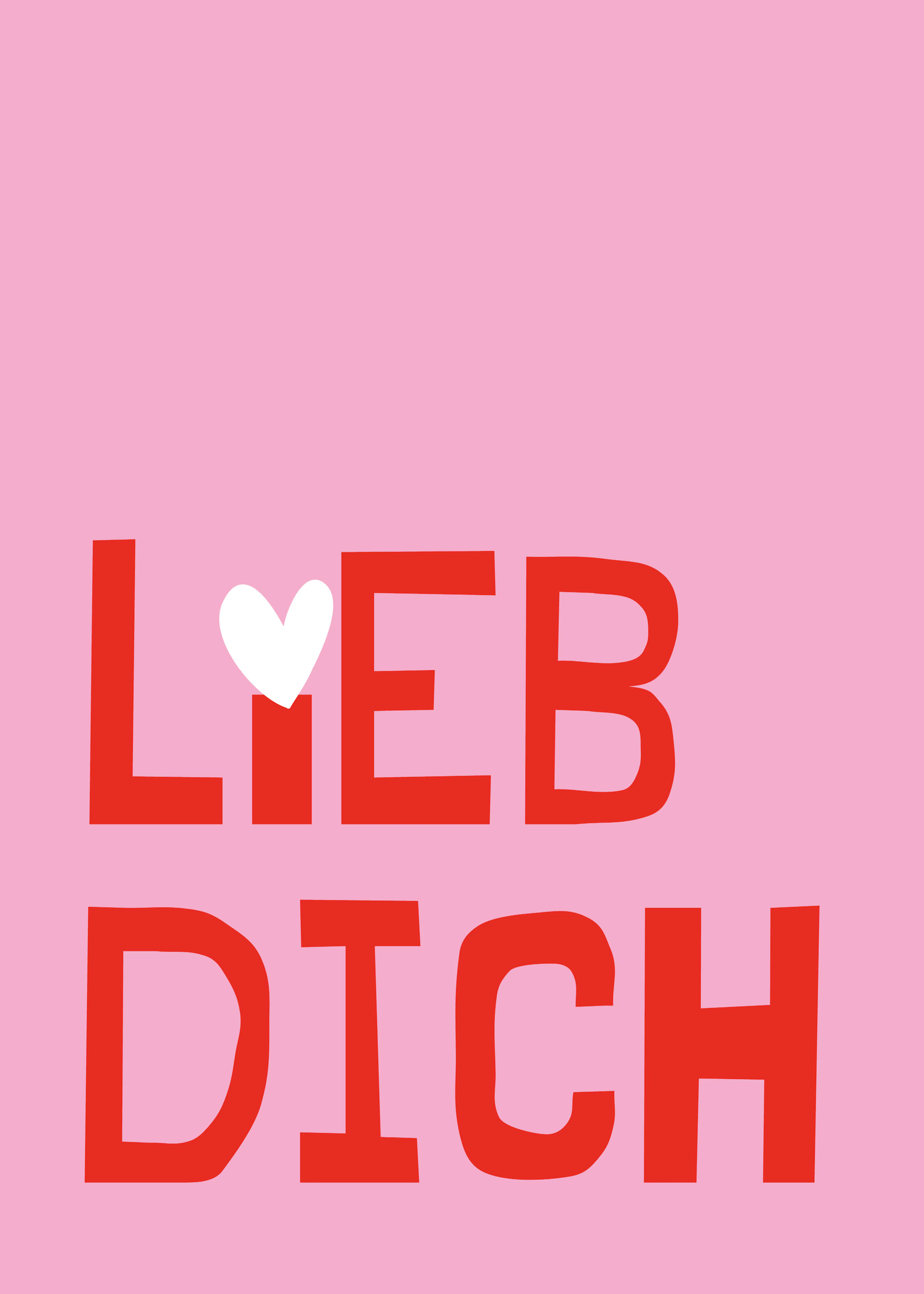 Ohkimiko - Lieb Dich Love Heart Poster 0