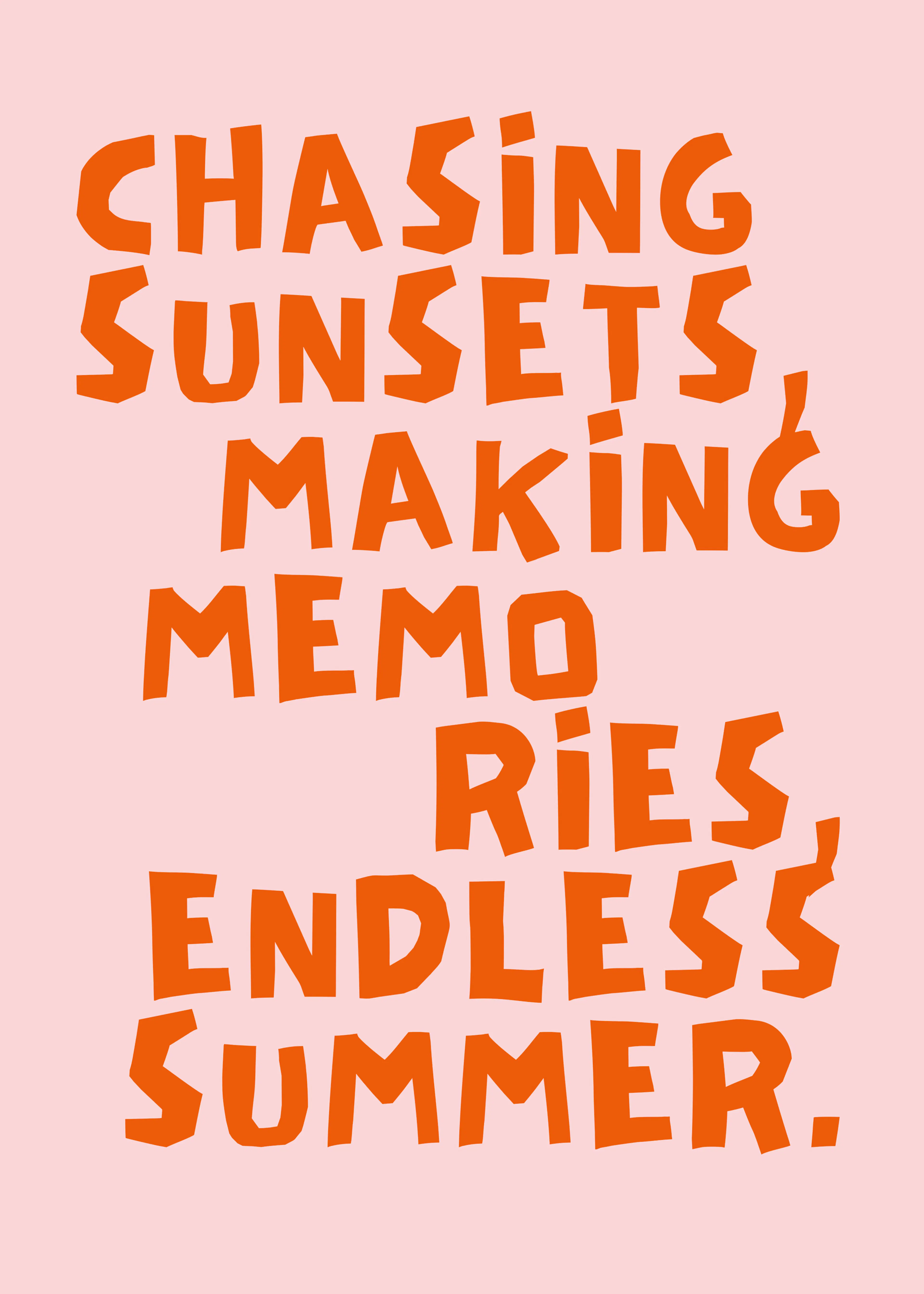 Ohkimiko - Chasing Sunsets Endless Summer Poster 0