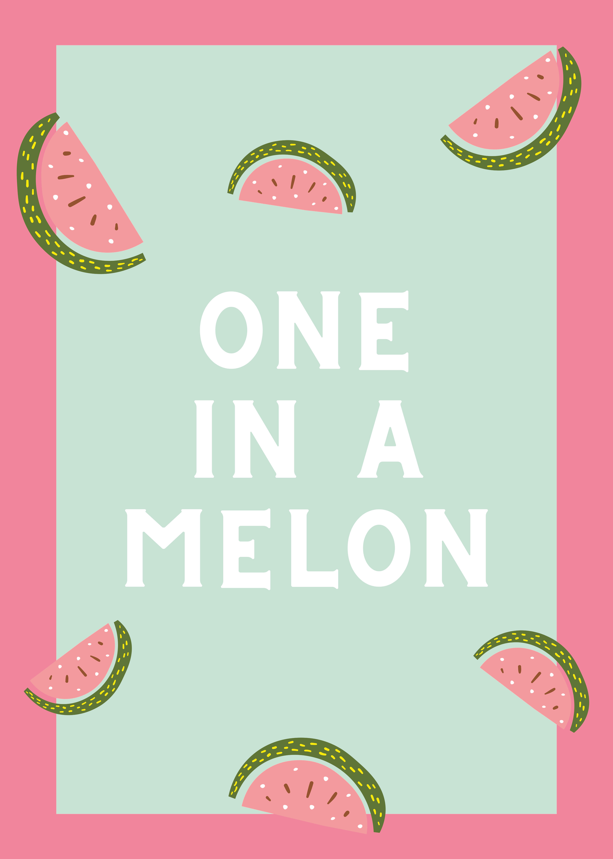Vandy the pink メロン　ポスター Ohkimiko - One In A Melon Poster