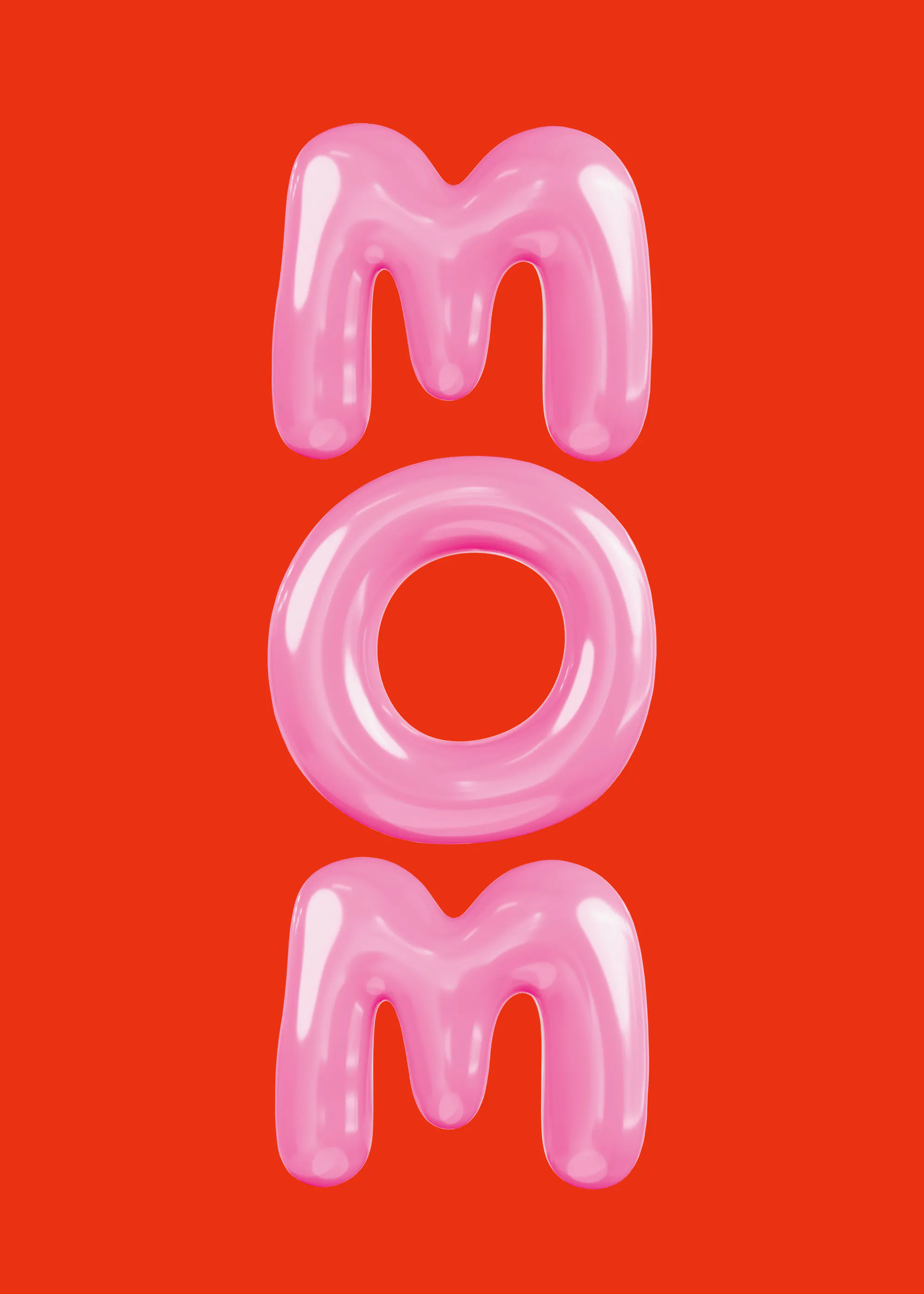 Ohkimiko - Bubblegum Pattern Mum Poster 0