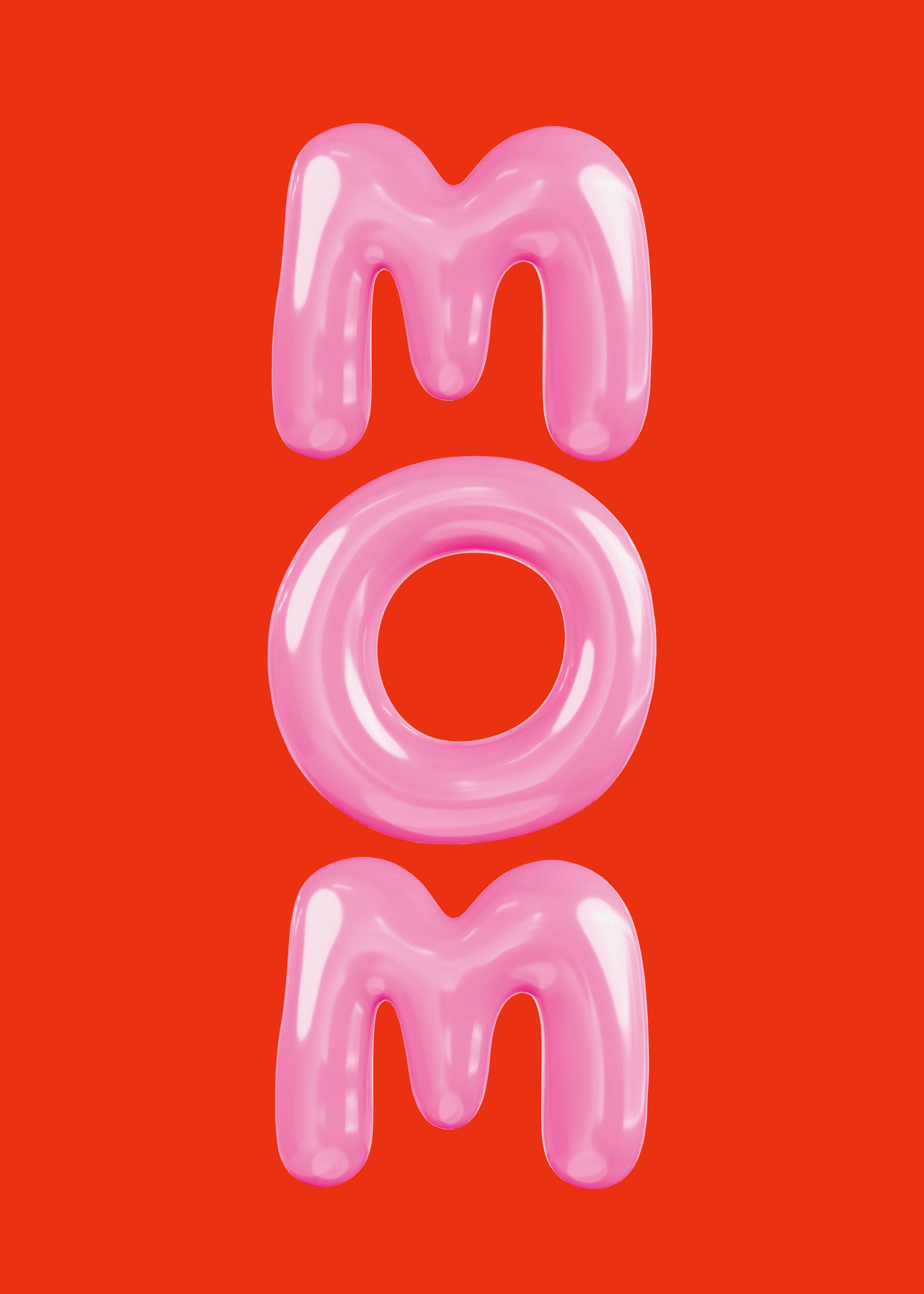 Ohkimiko - Bubblegum Pattern Mum Poster 0