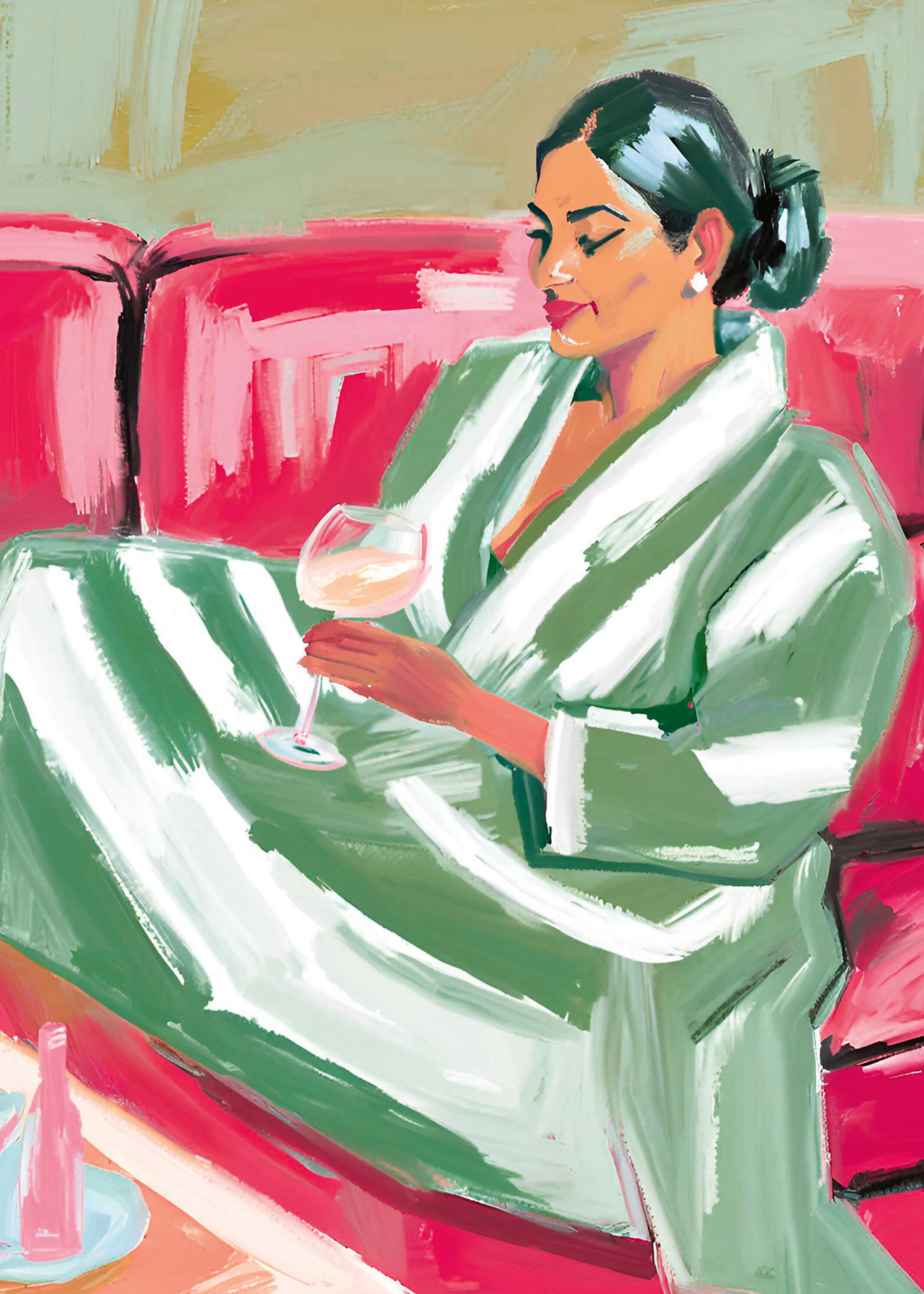Ohkimiko - Leisurely Wine Moment Poster 0