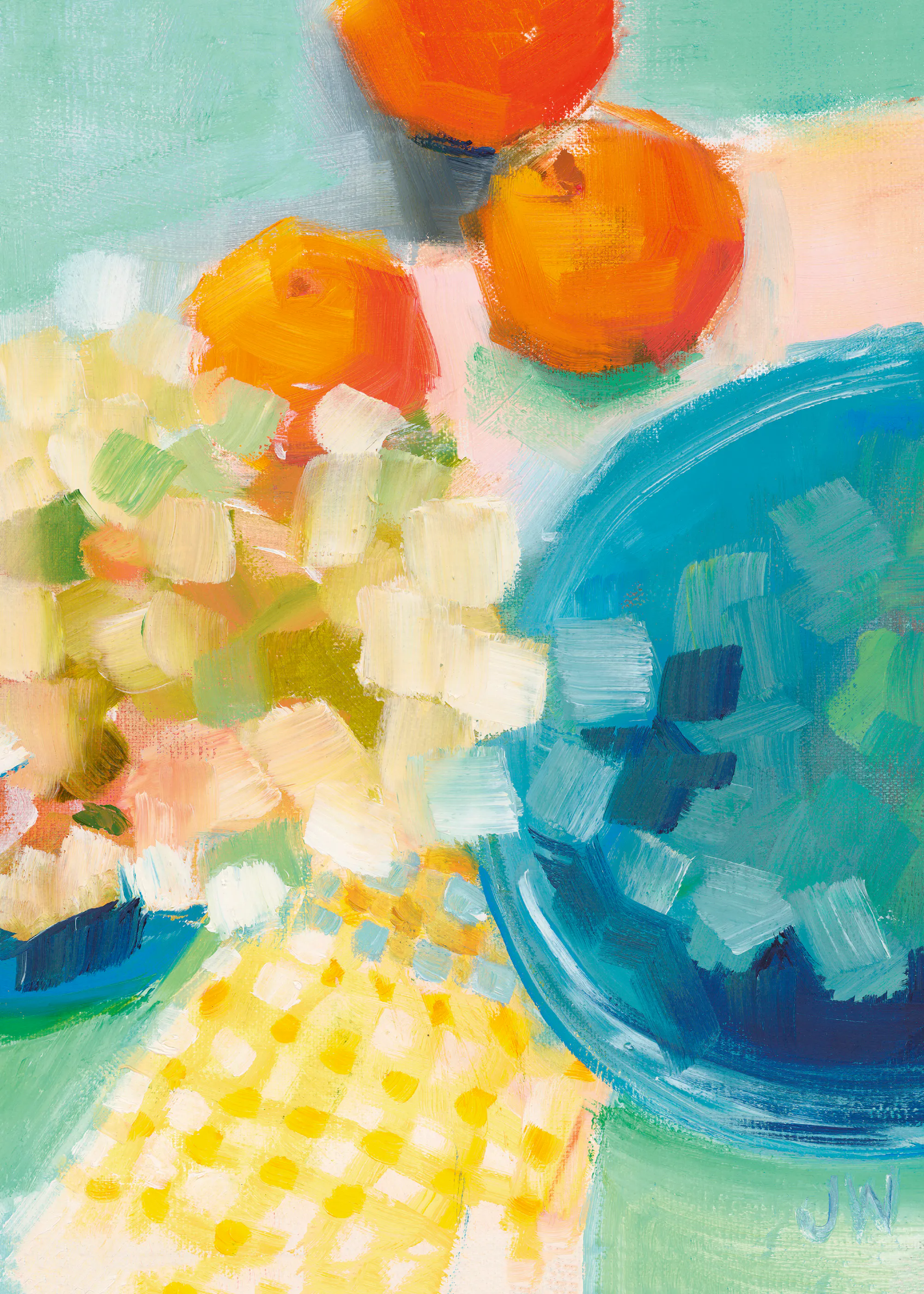 Jenny Westenhofer - Naranjas y Hortensia Póster 0