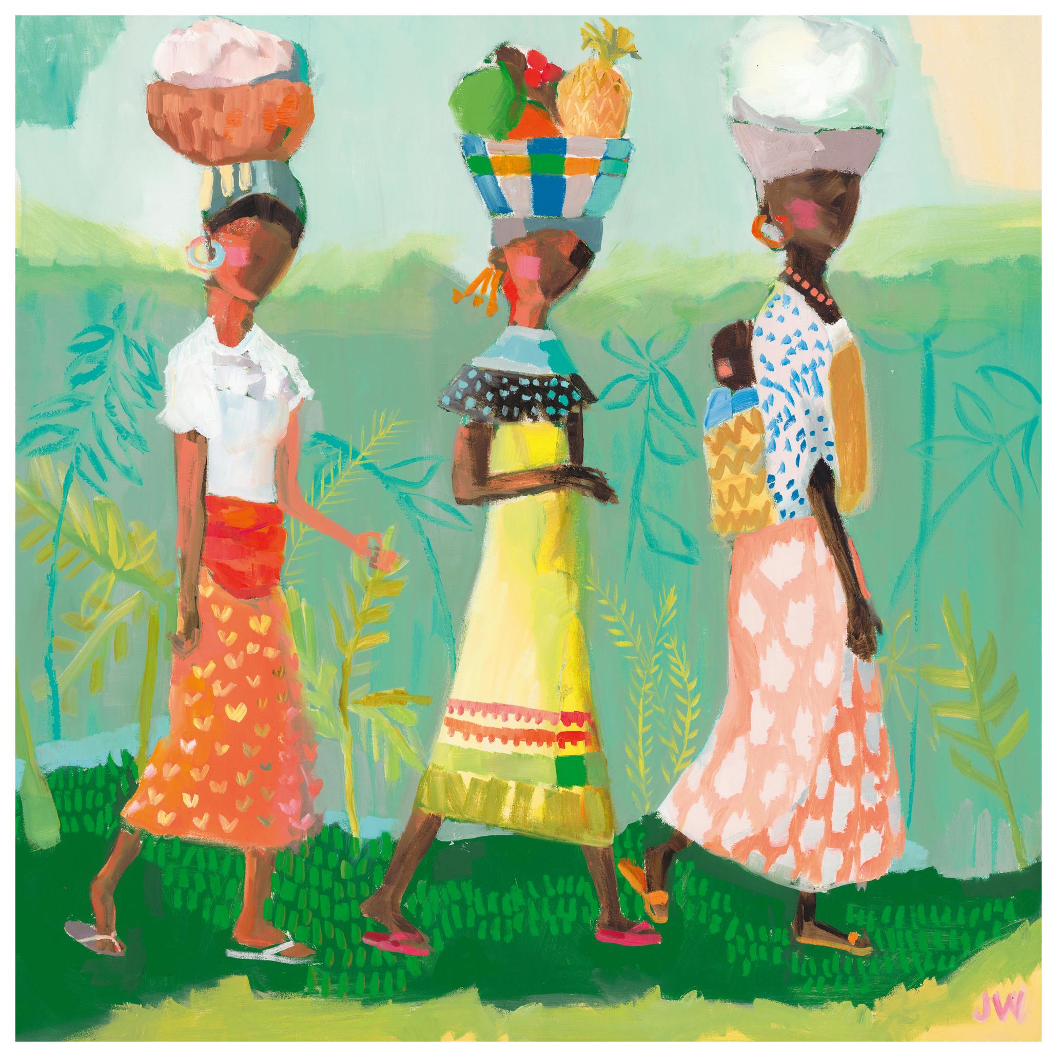 Jenny Westenhofer - Back From the Market Poster (50x50 cm) - Poster Store