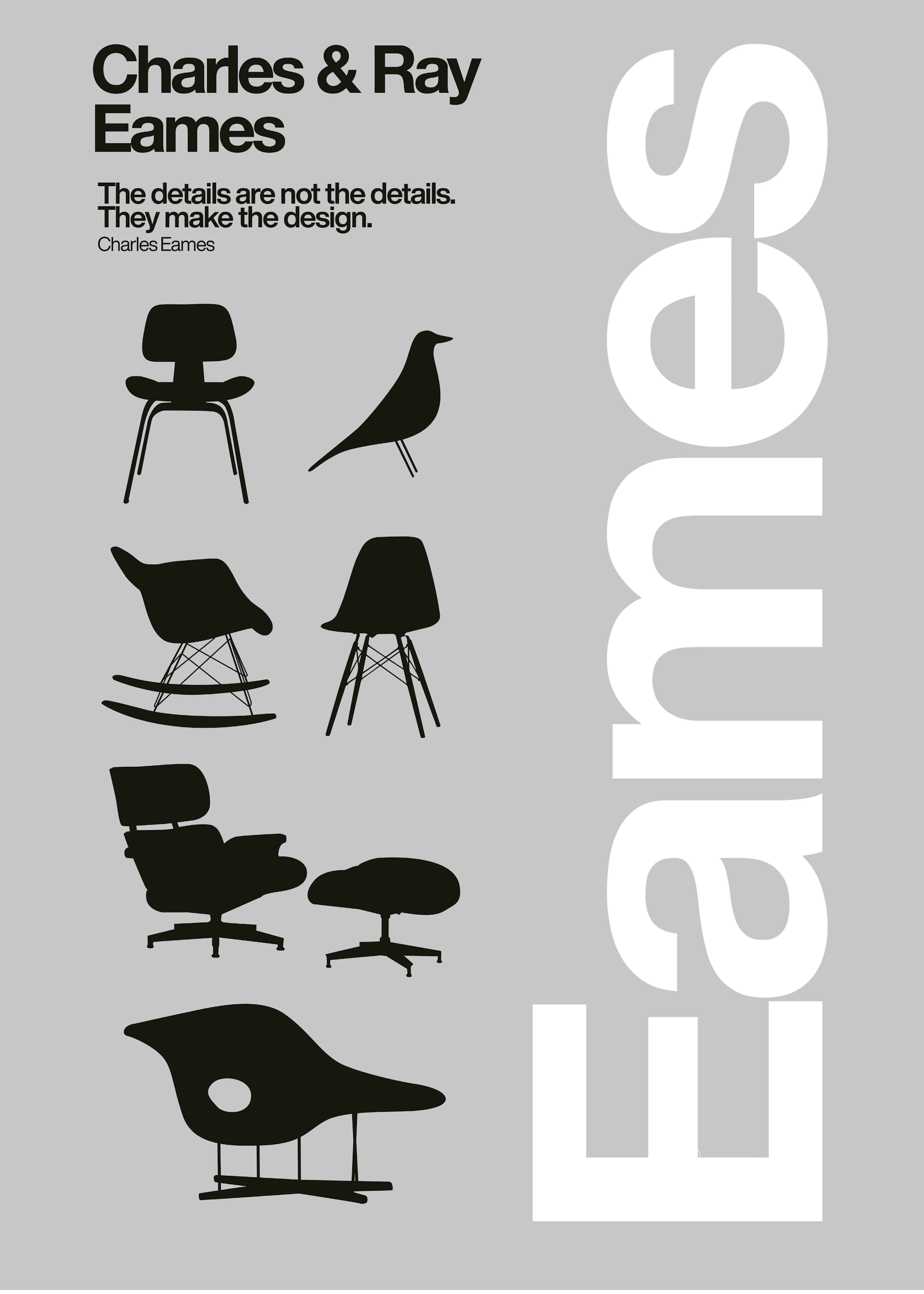 David Vineïs - Kultowe projekty nowoczesnych mebli Plakat 0
