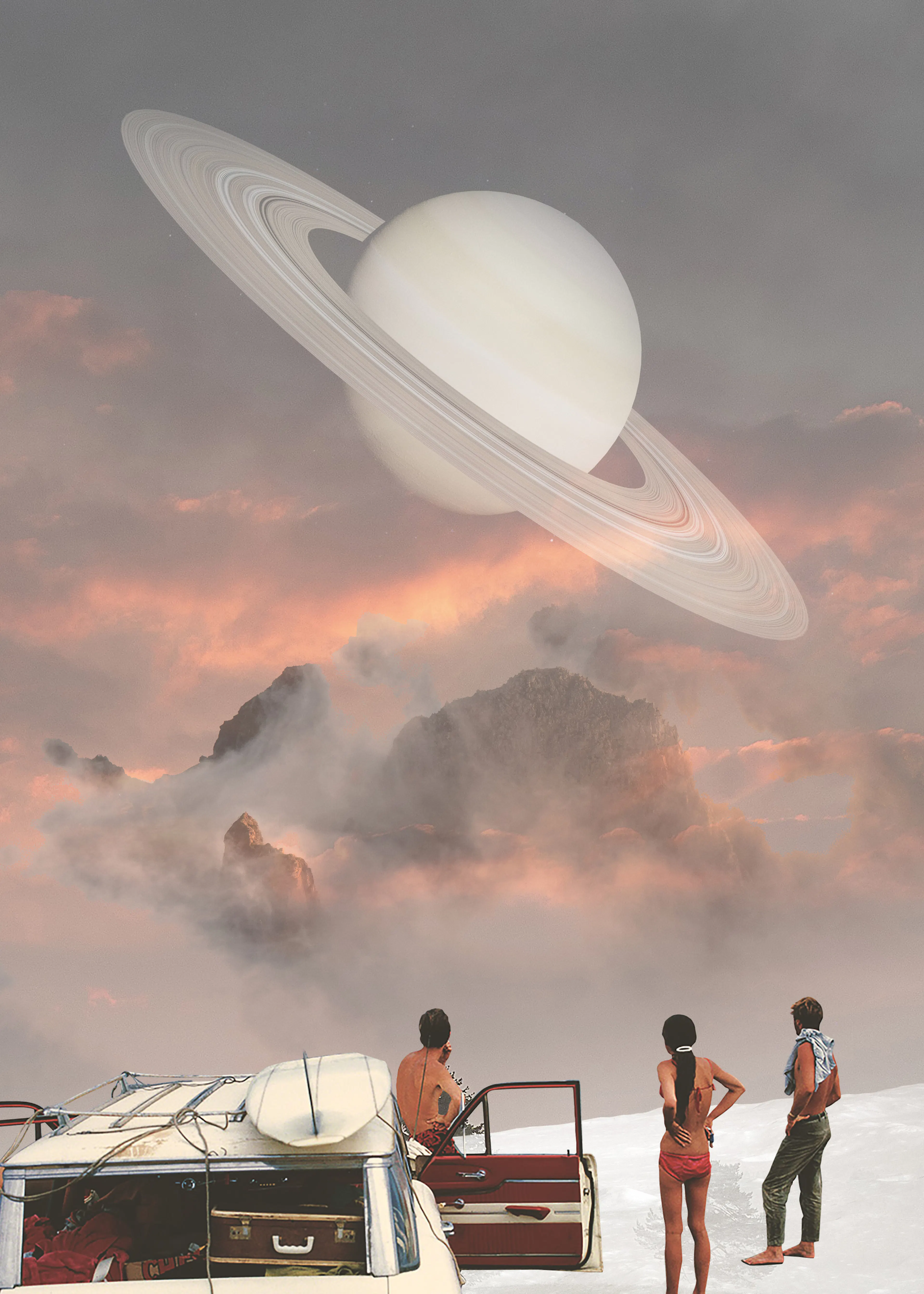 Daniel Donocik - Aventura Vintage de Saturno Póster 0