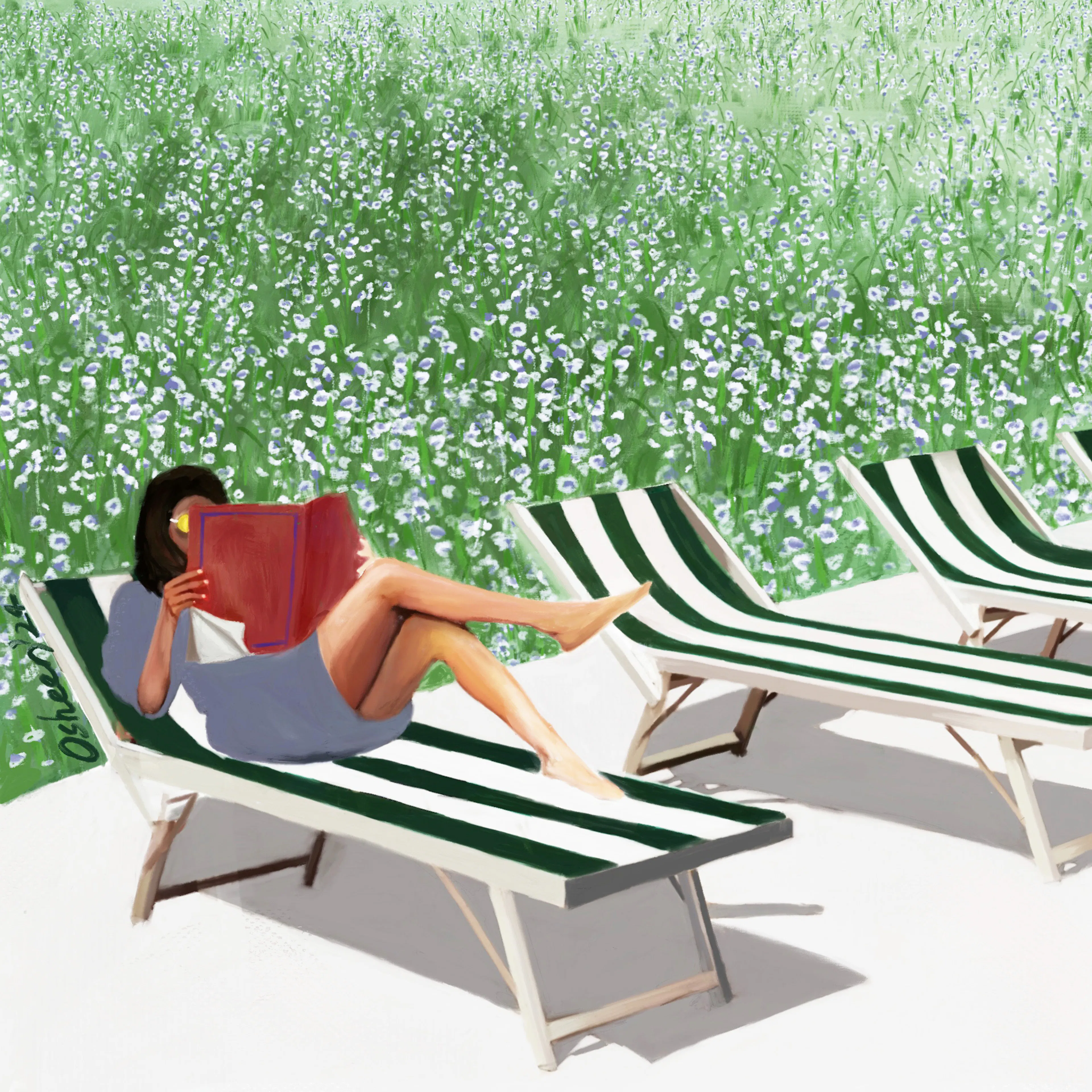 Osheensgallery - Besado por el Sol Póster 0