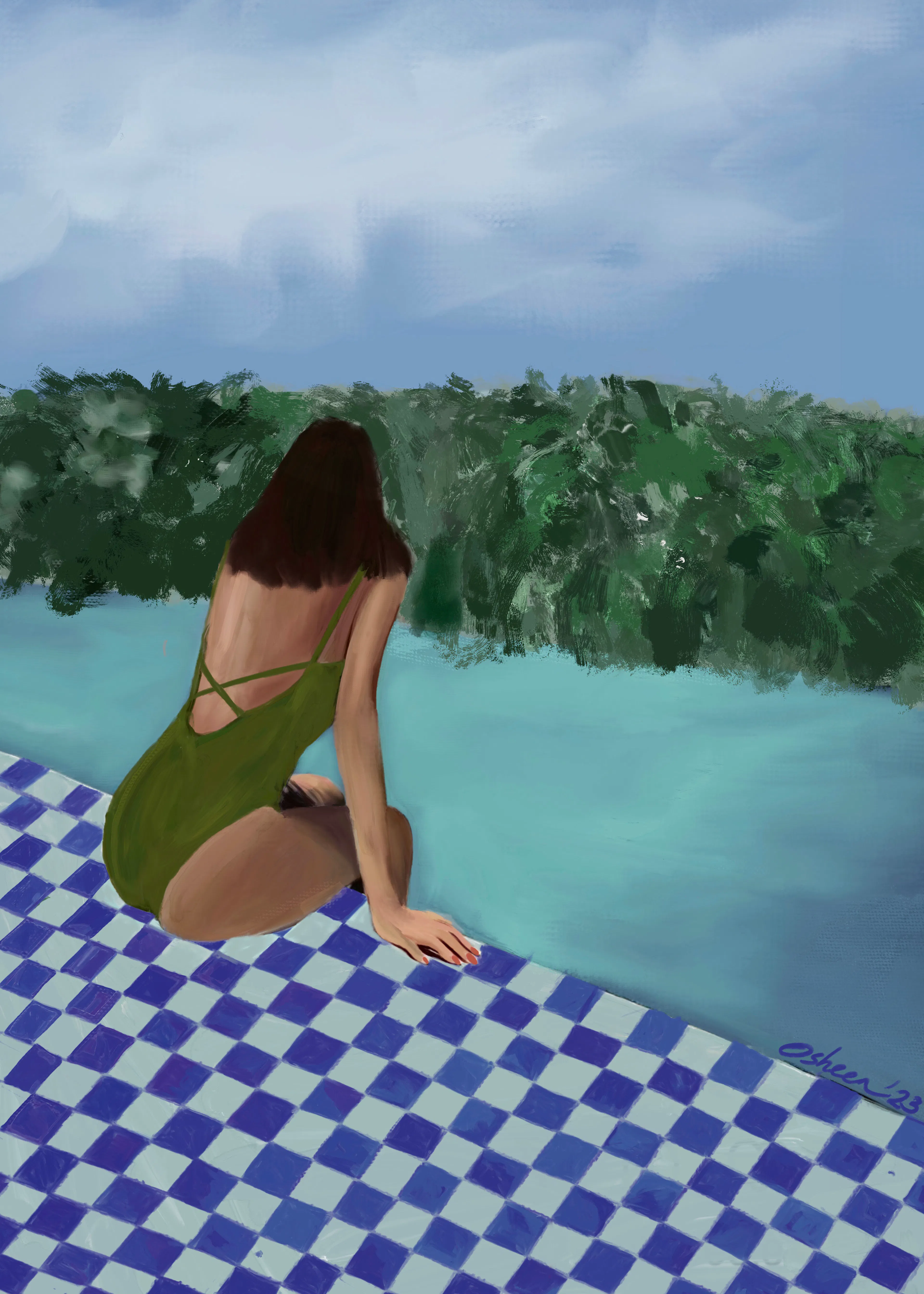 Osheensgallery - Aguas Curativas Póster 0