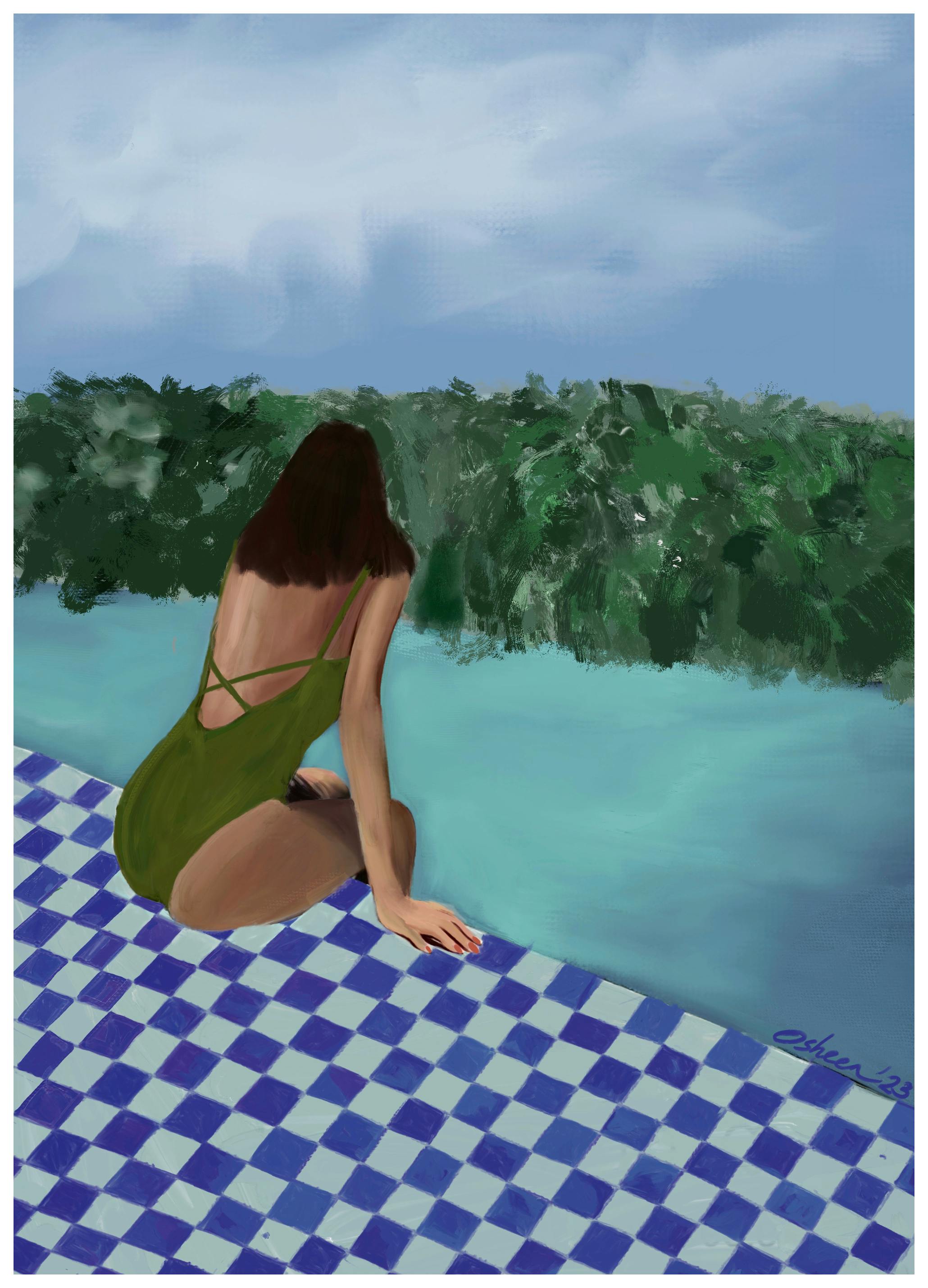 Osheensgallery - Healing Waters Print (21x30 cm) - Poster Store