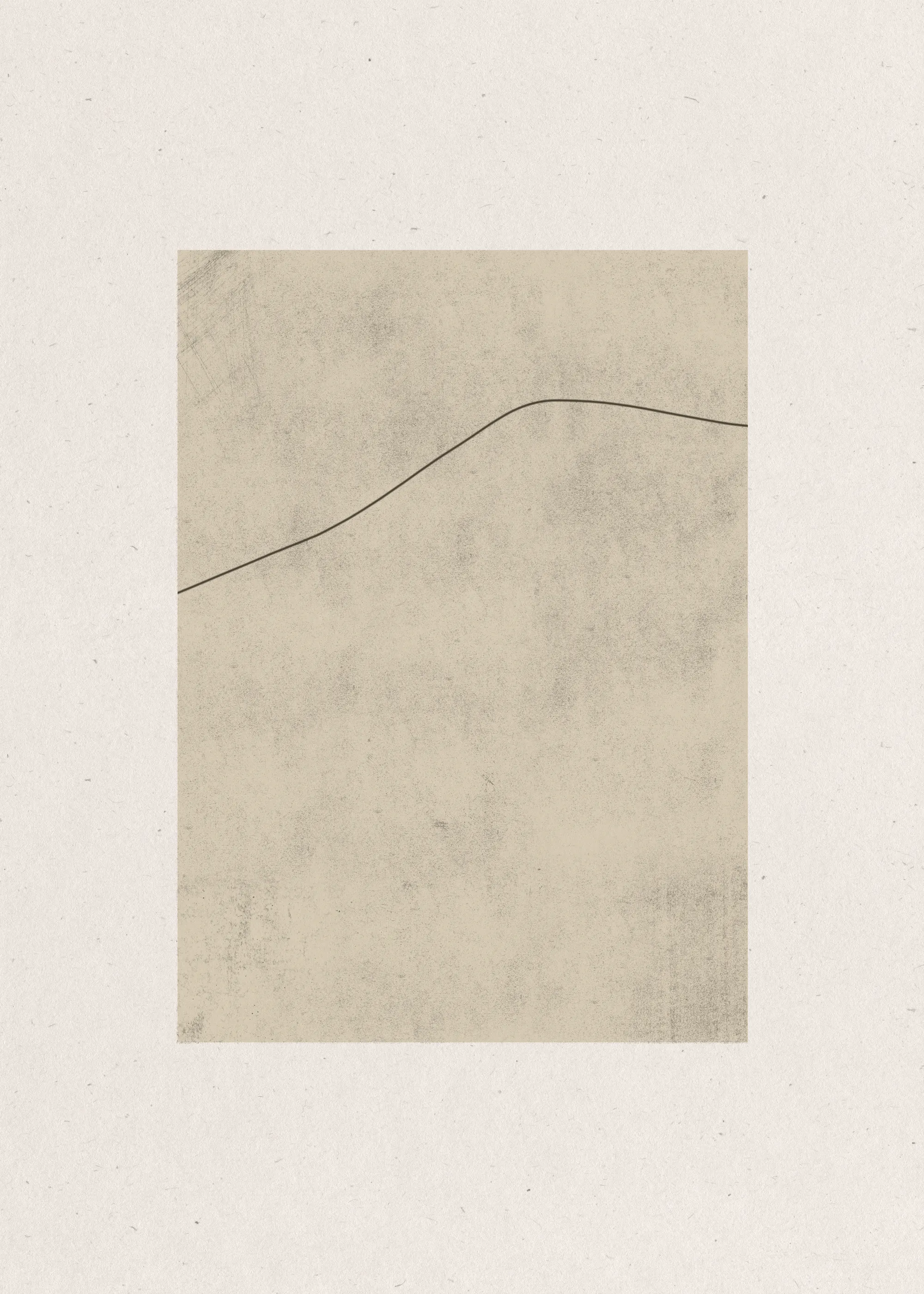 THE MIUUS STUDIO - Line on Whispered Beige Poster 0