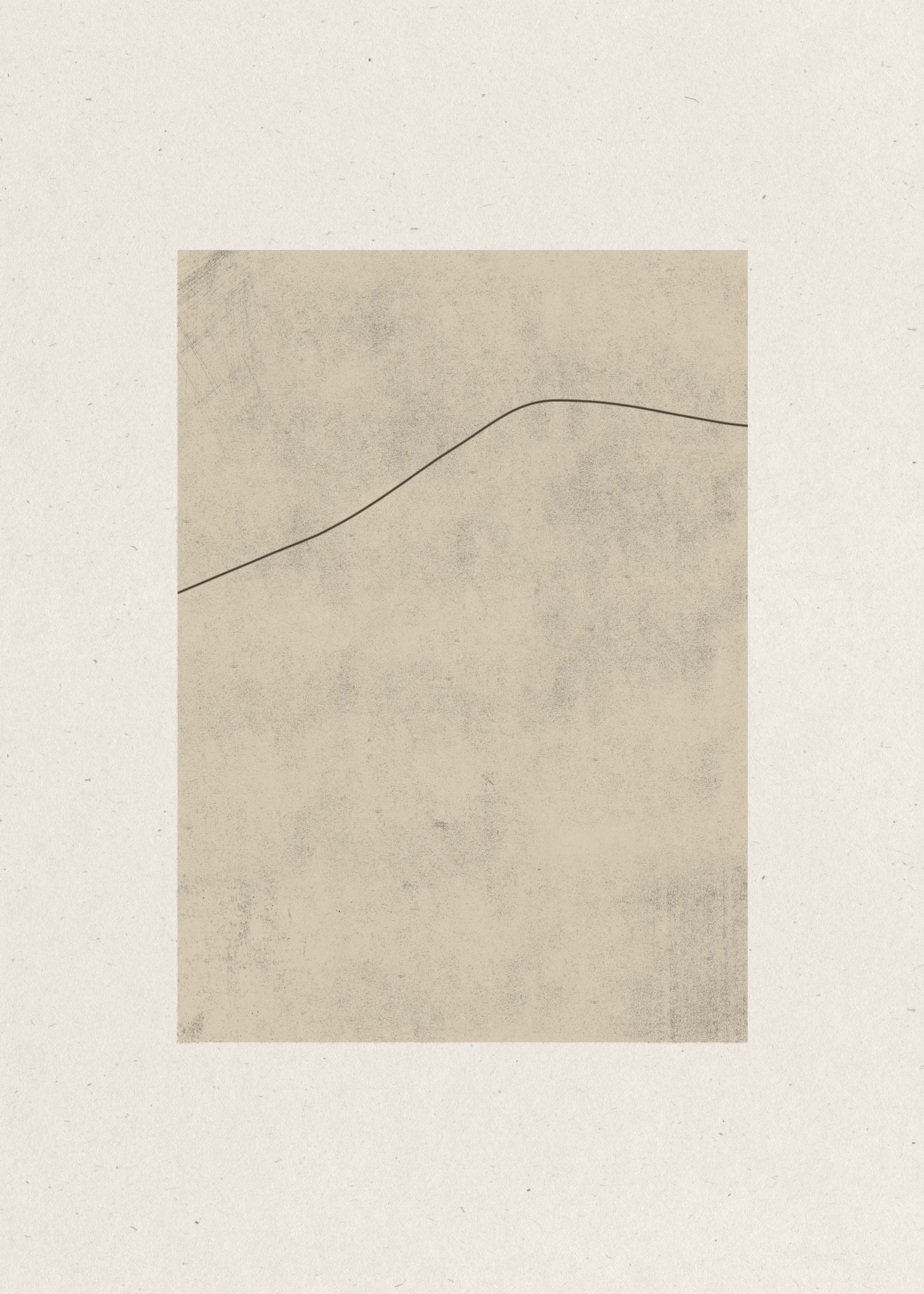 THE MIUUS STUDIO - Line on Whispered Beige Poster 0