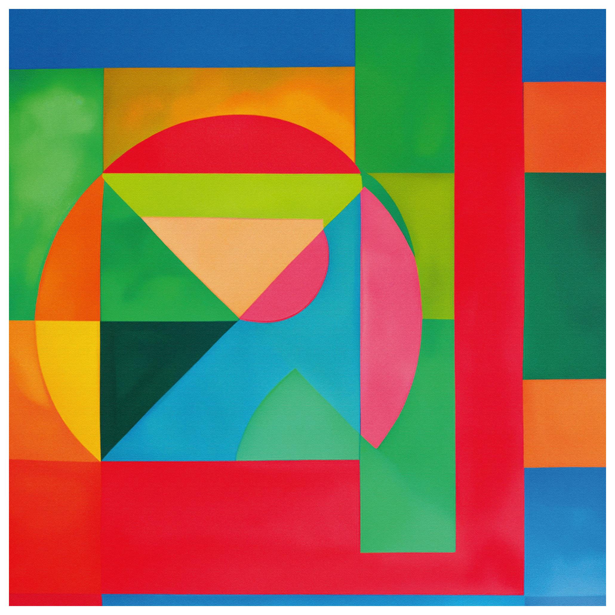 THE MIUUS STUDIO - Harmonie Géométrique Poster (50x50 cm) - Poster Store