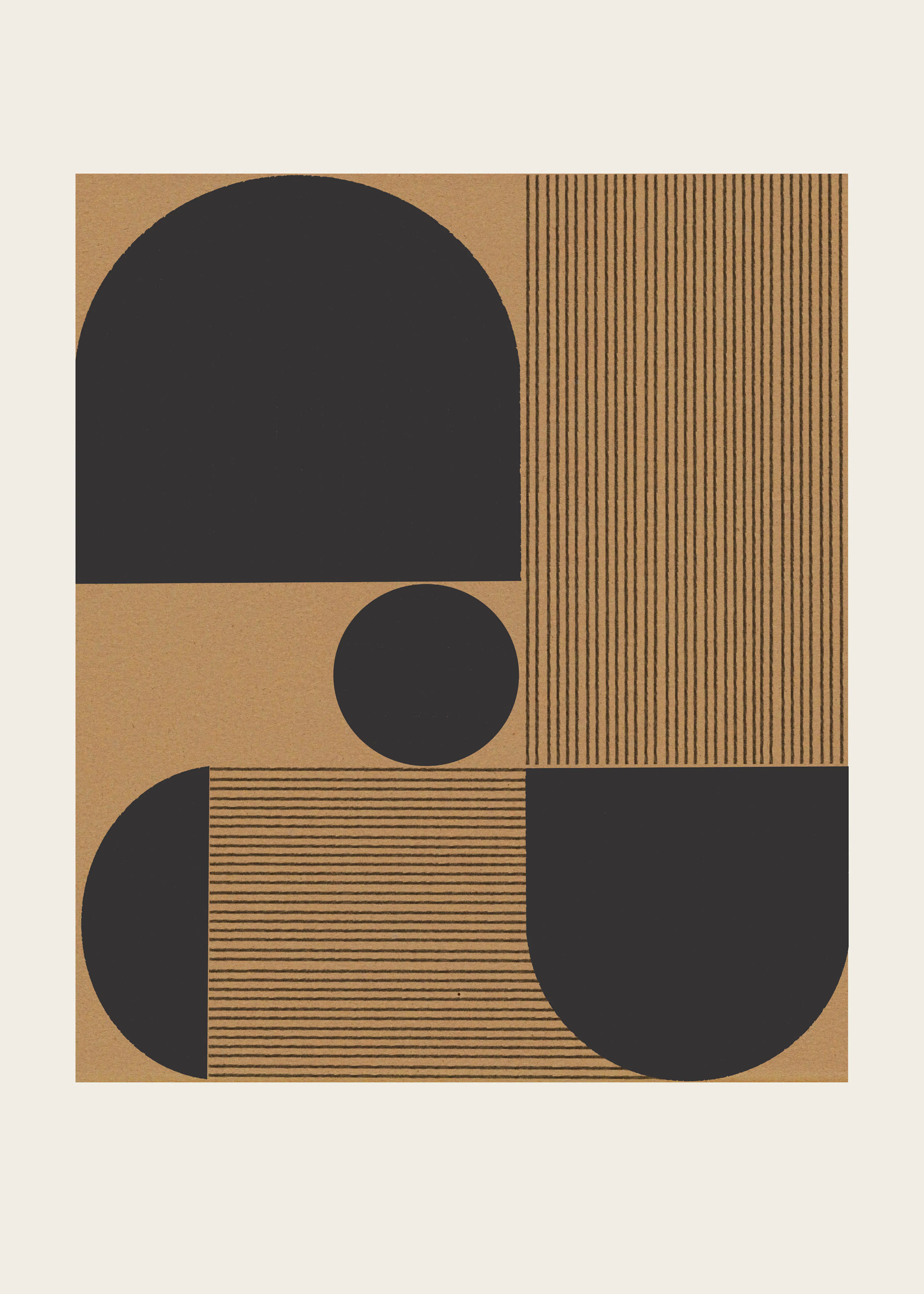 THE MIUUS STUDIO - Geometrisk Harmoni No2 Plakat 0