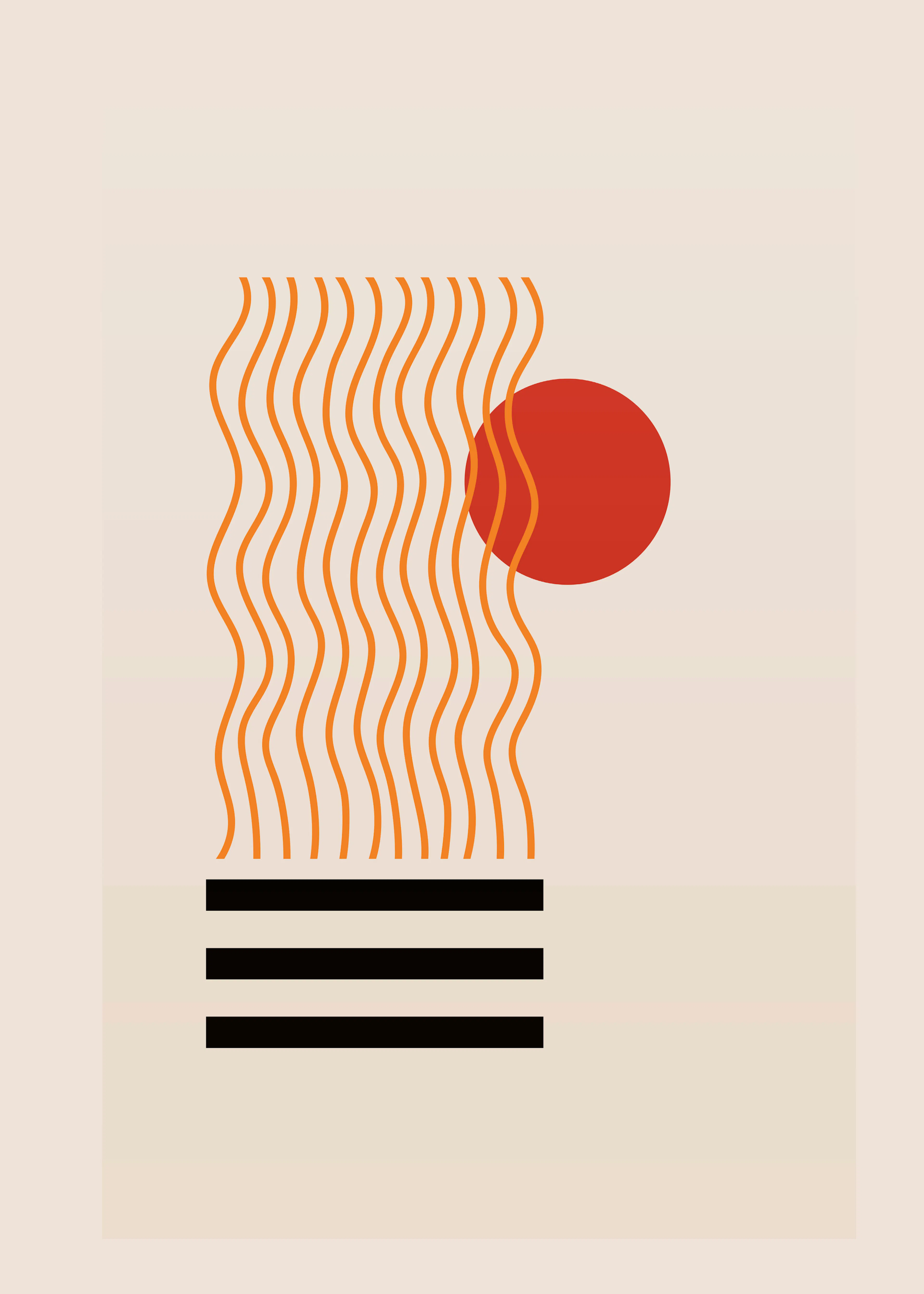 THE MIUUS STUDIO - Solar Waveforms Print 0