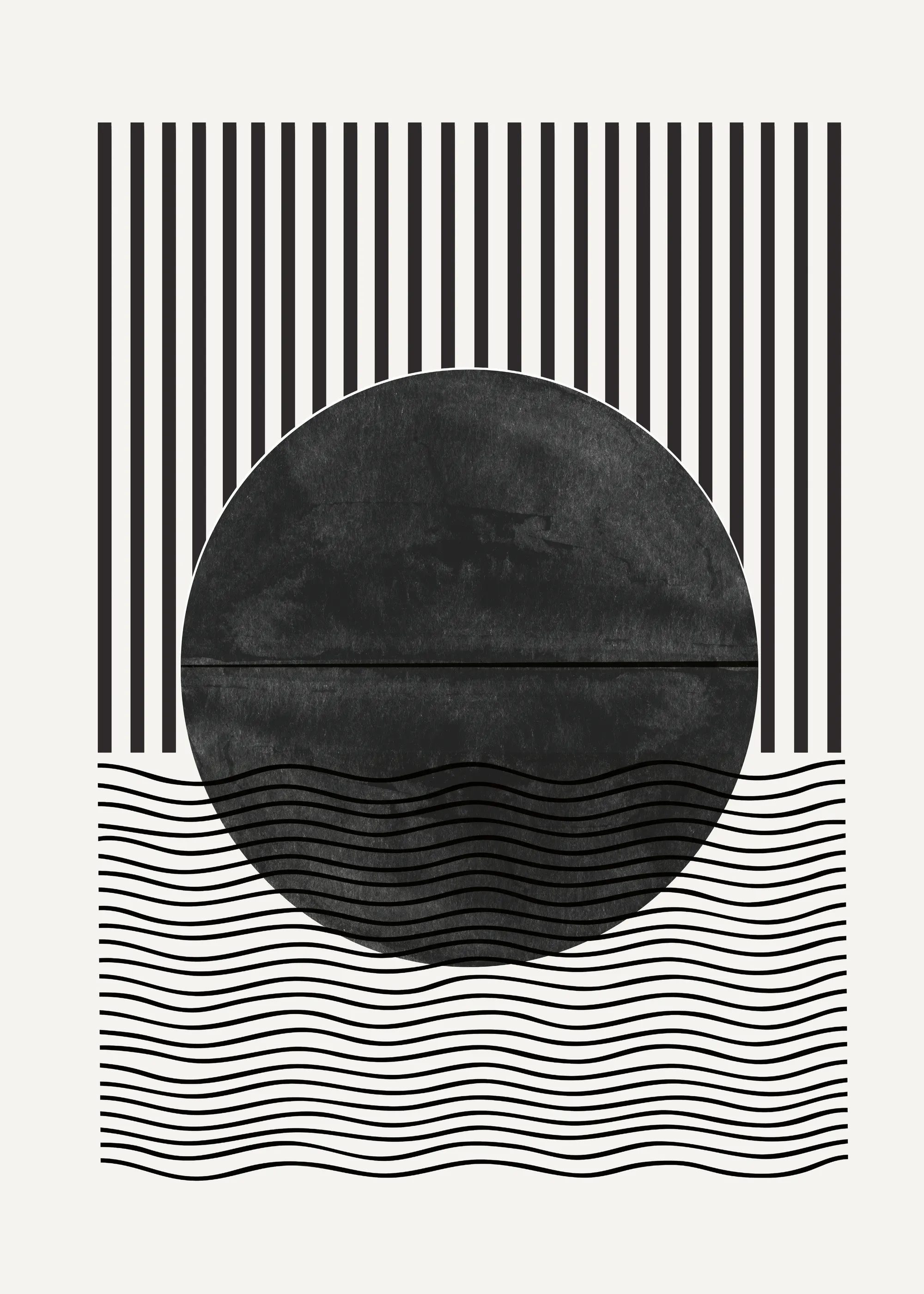 THE MIUUS STUDIO - Monochrome Eclipse Poster 0
