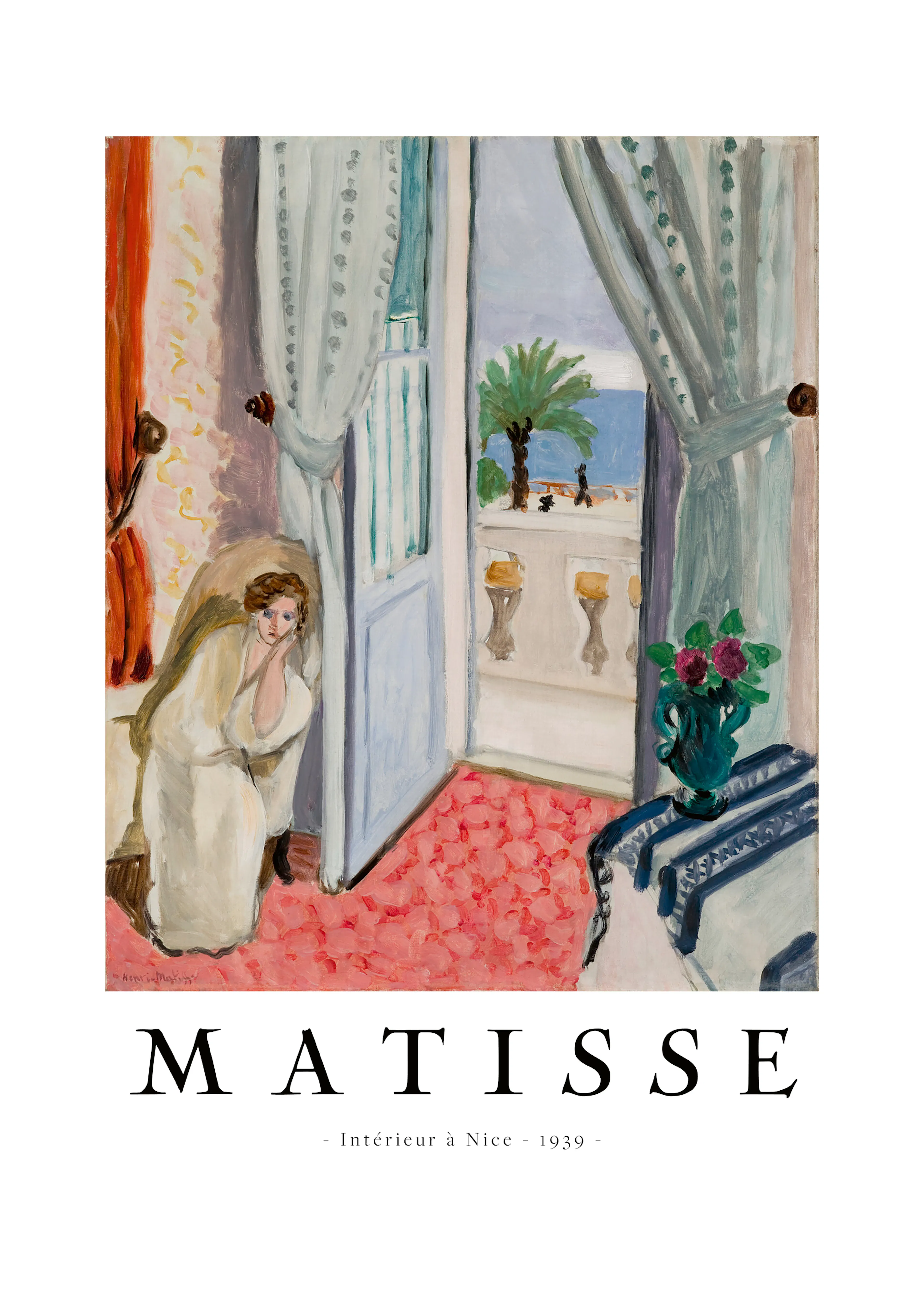 Henri Matisse - Intérieur à Nice Plakat 0