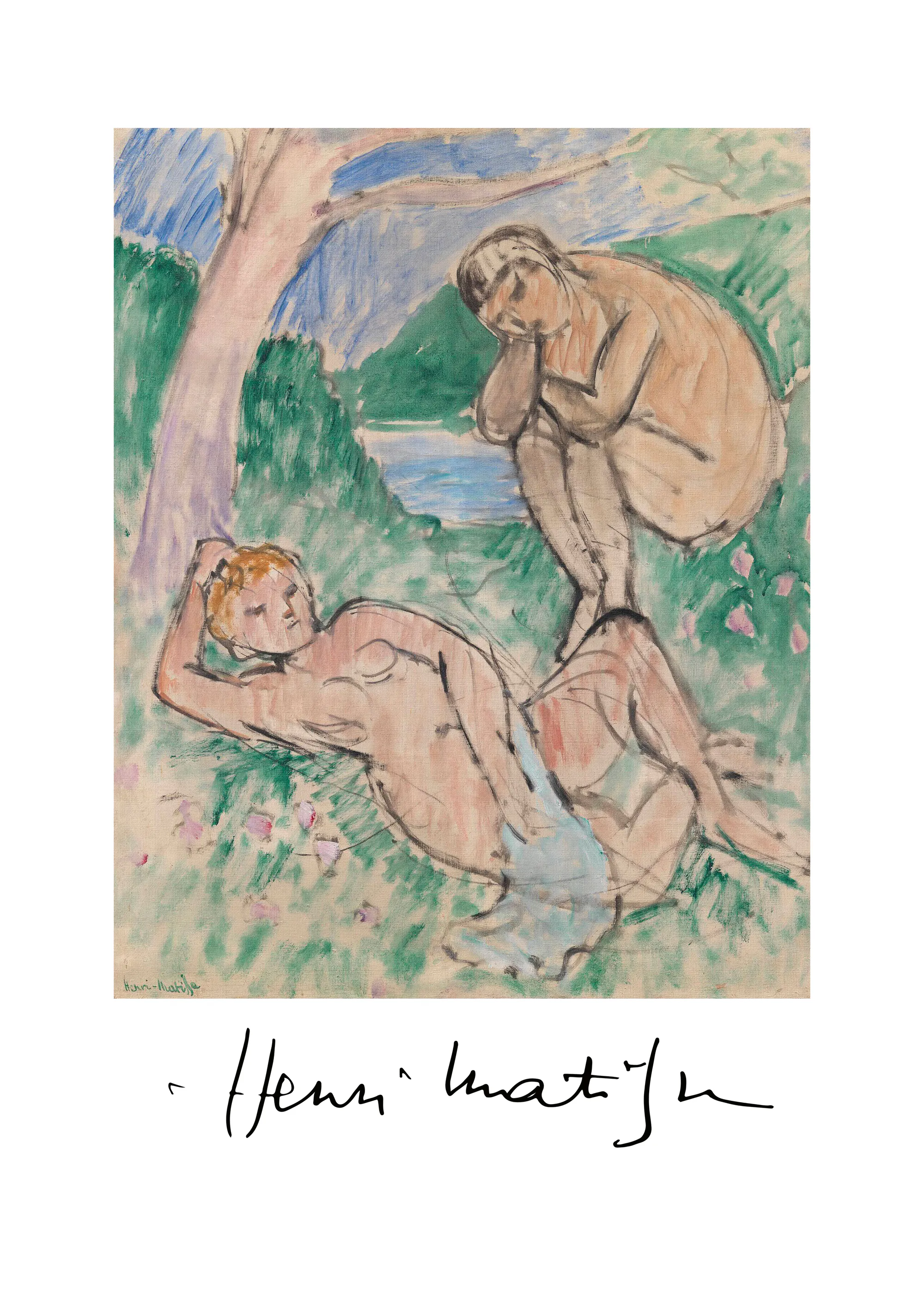 Henri Matisse - Baigneurs Plakat 0