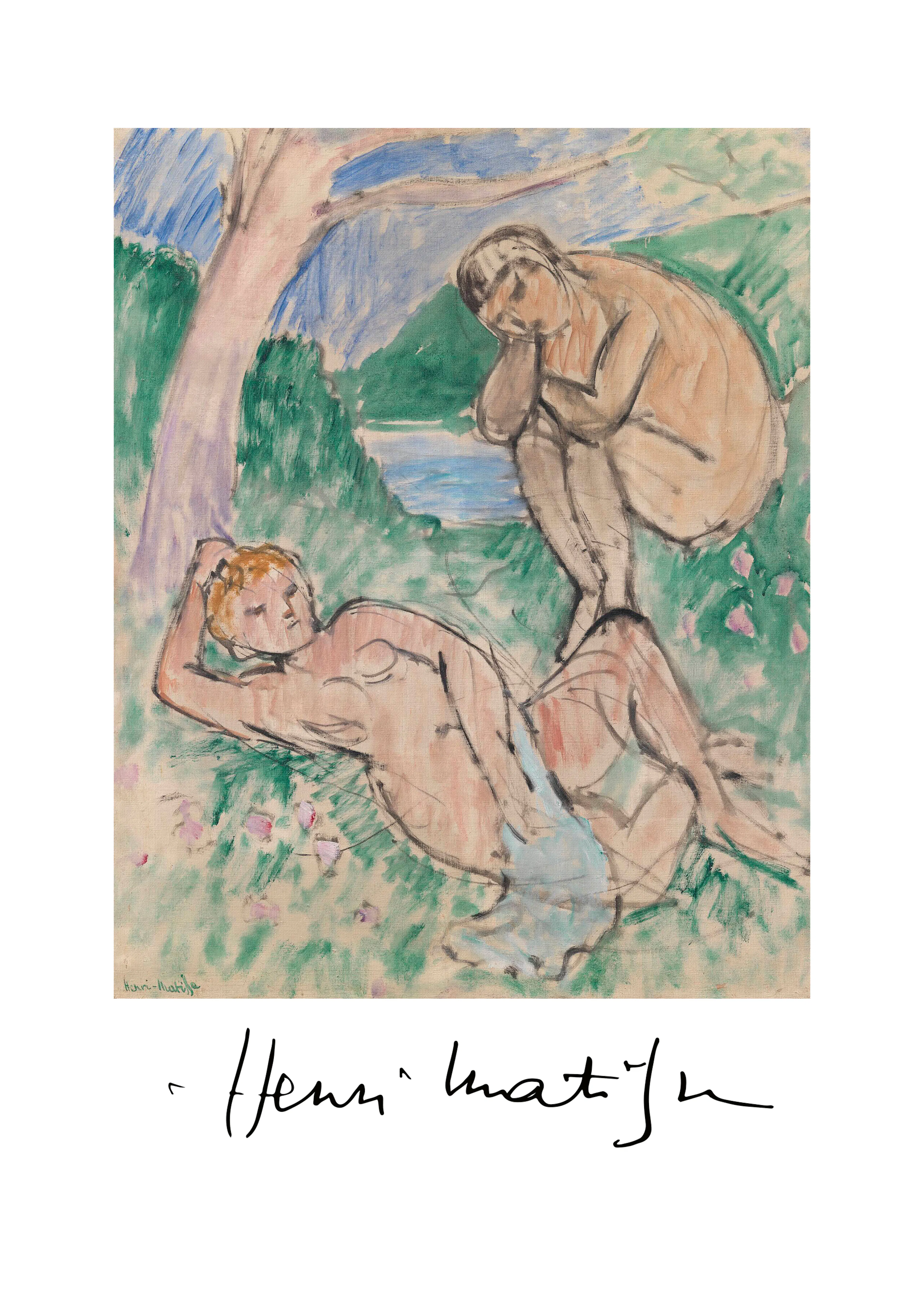 Henri Matisse - Baigneurs Plakat 0