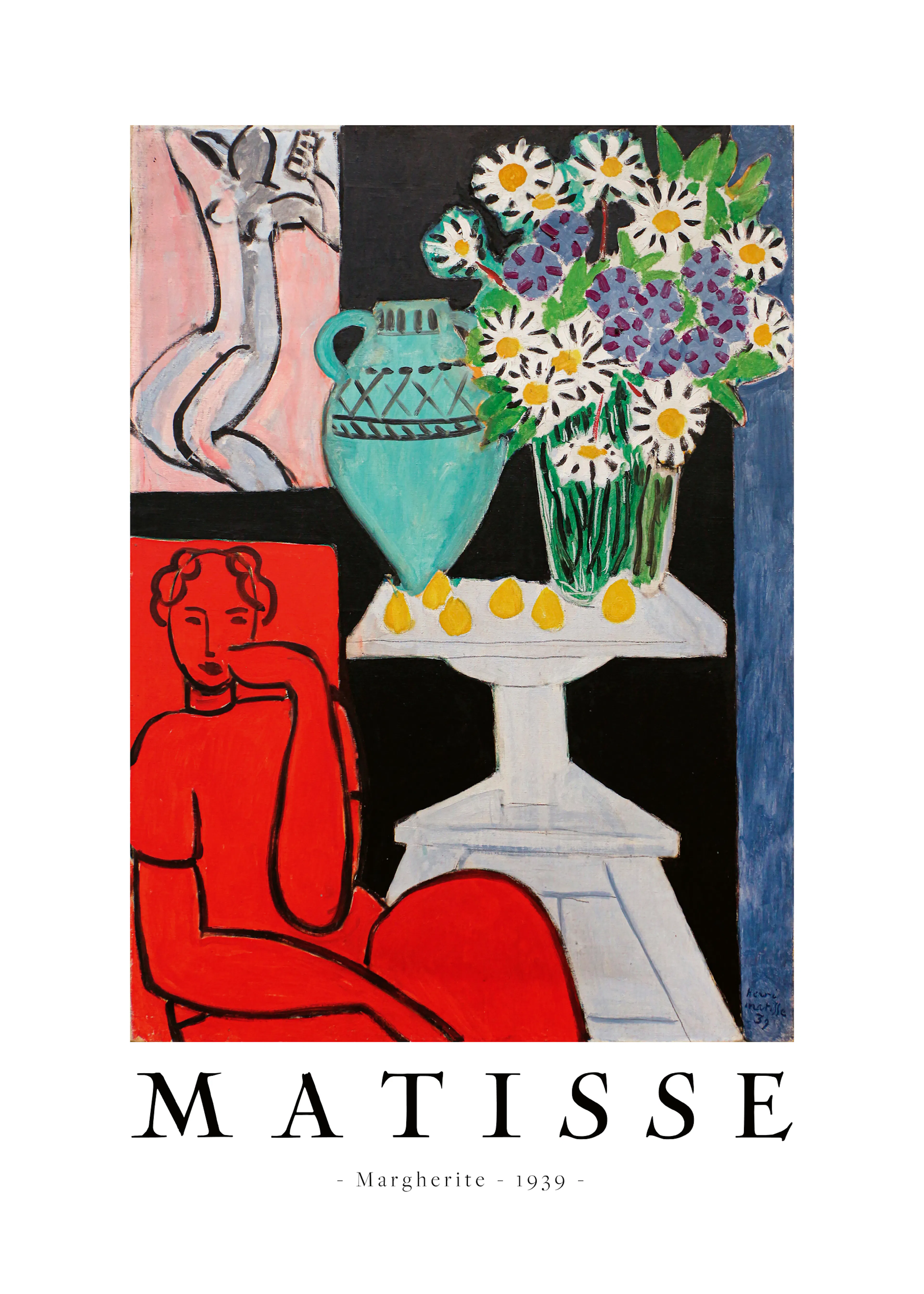 Henri Matisse - Margherite 1939 Plakat 0