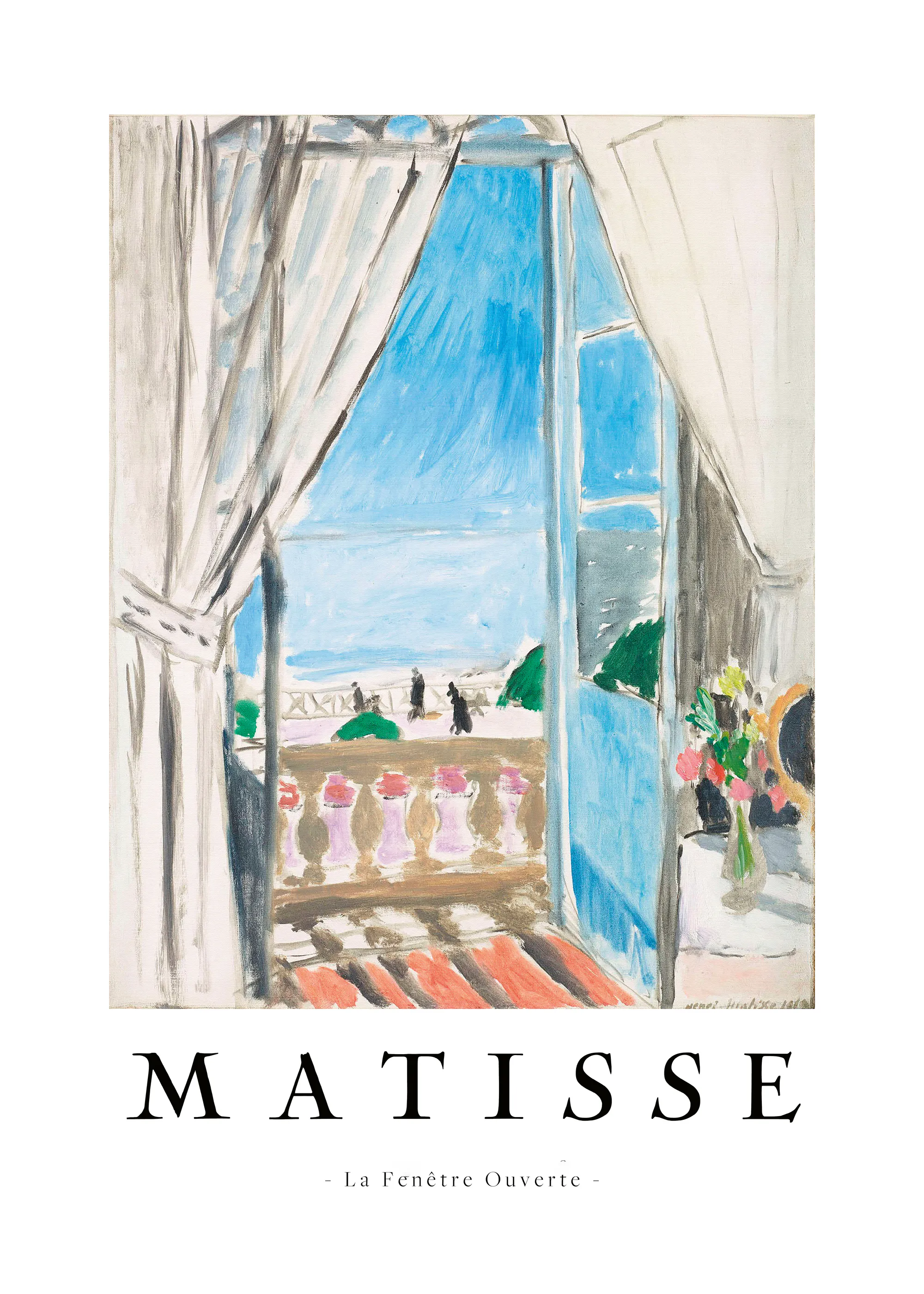 Henri Matisse - La Fenêtre Ouverte Plakat 0