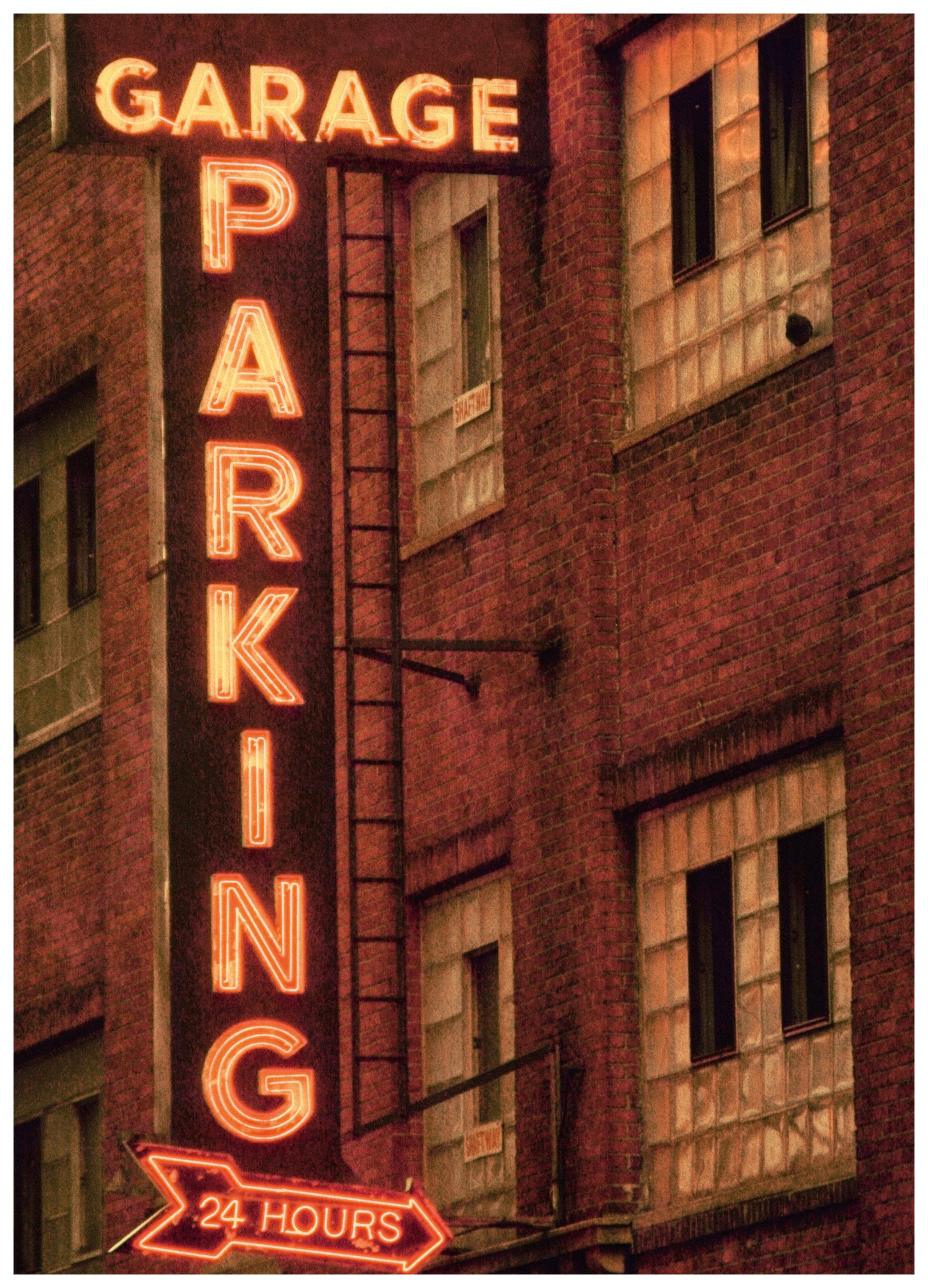 Garage Parkeerbord Poster (30x40 cm) - Poster Store