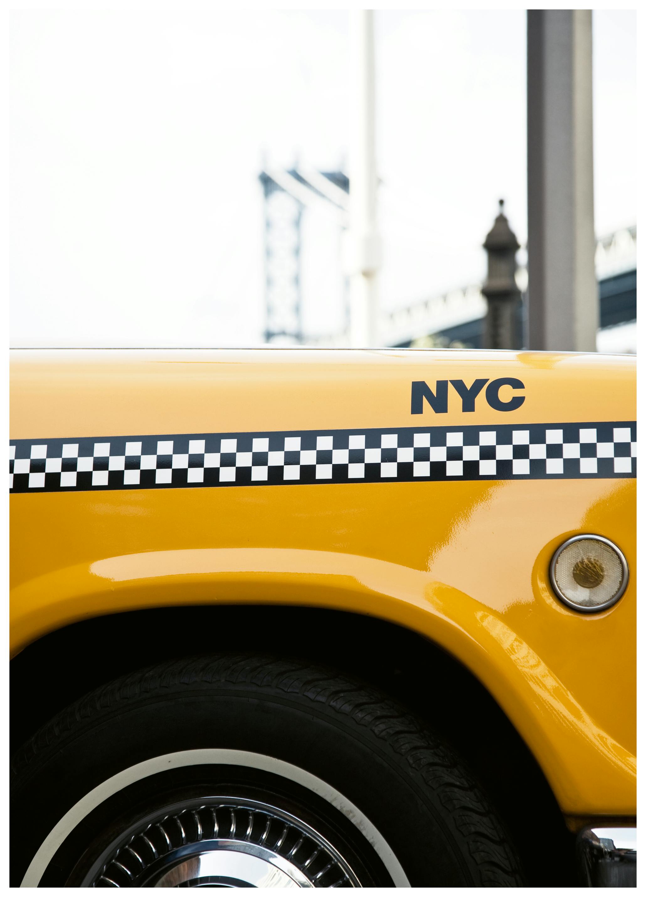 NYC Taxi Poster (70x100 cm) - Poster Store