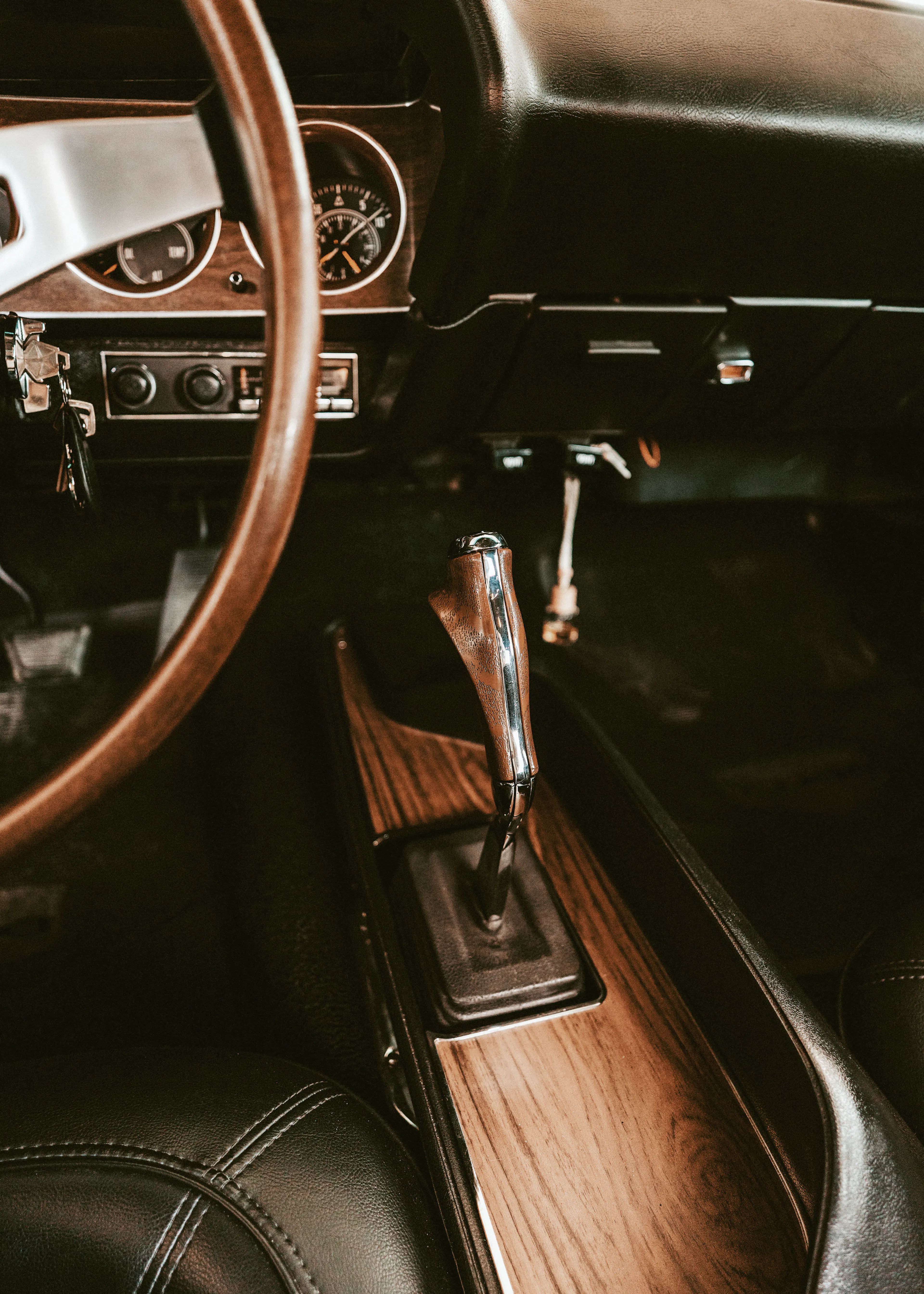 Vintage Car Interior Print 0