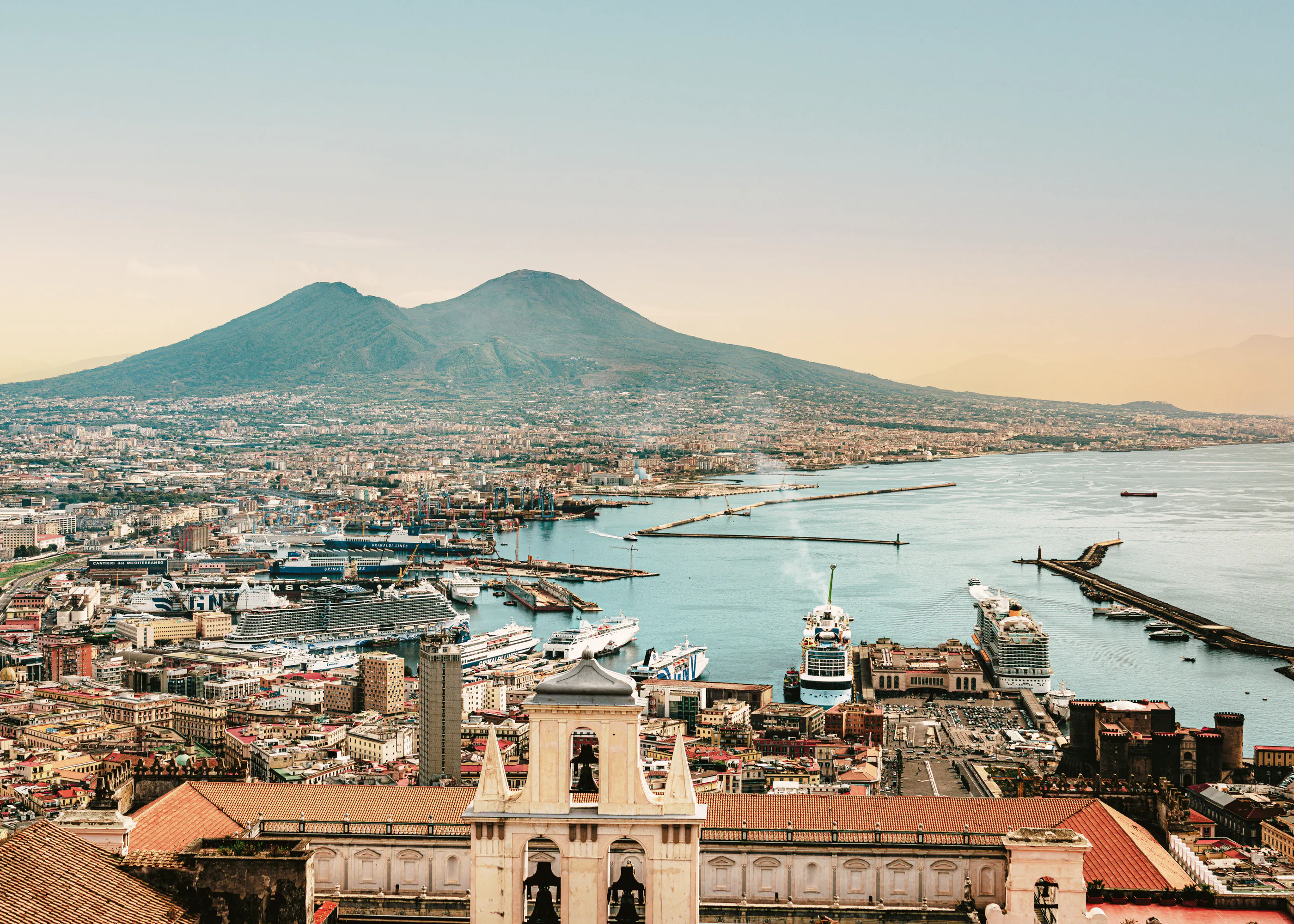 Neapel Italien Landschaft Poster 0