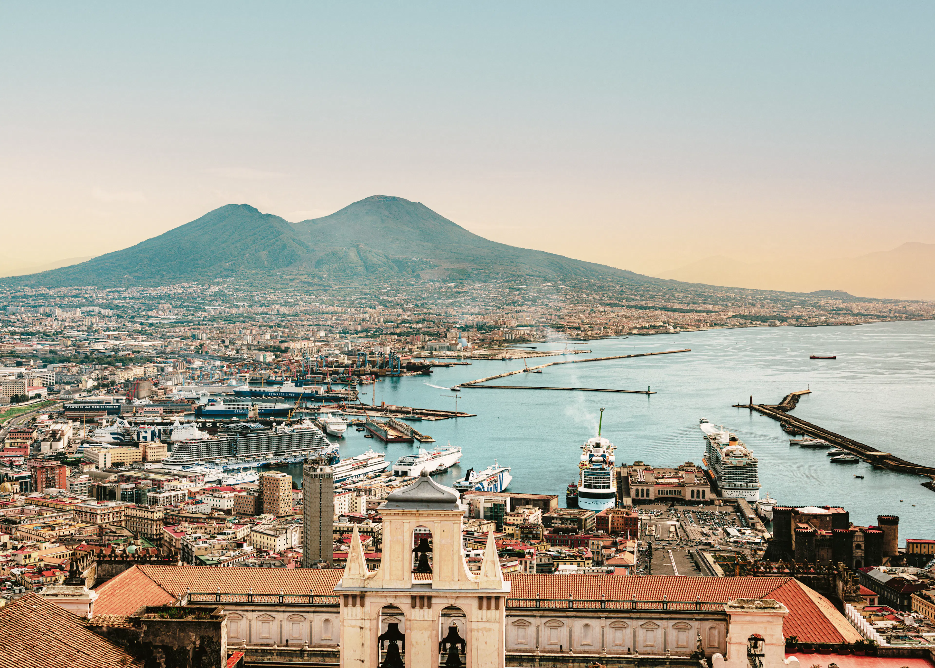 Neapel Italien Landschaft Poster 0
