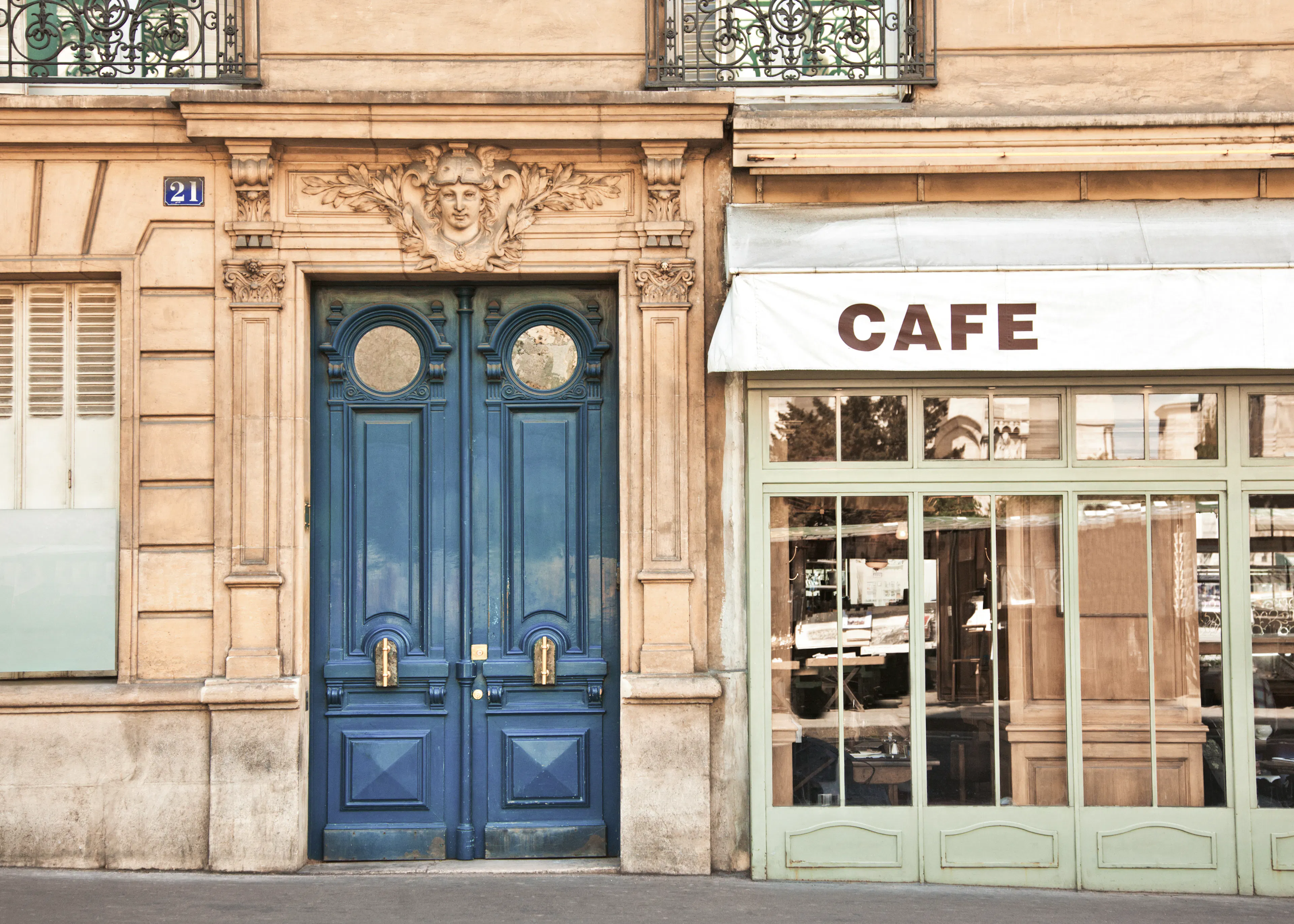 Caffè a Parigi Poster 0