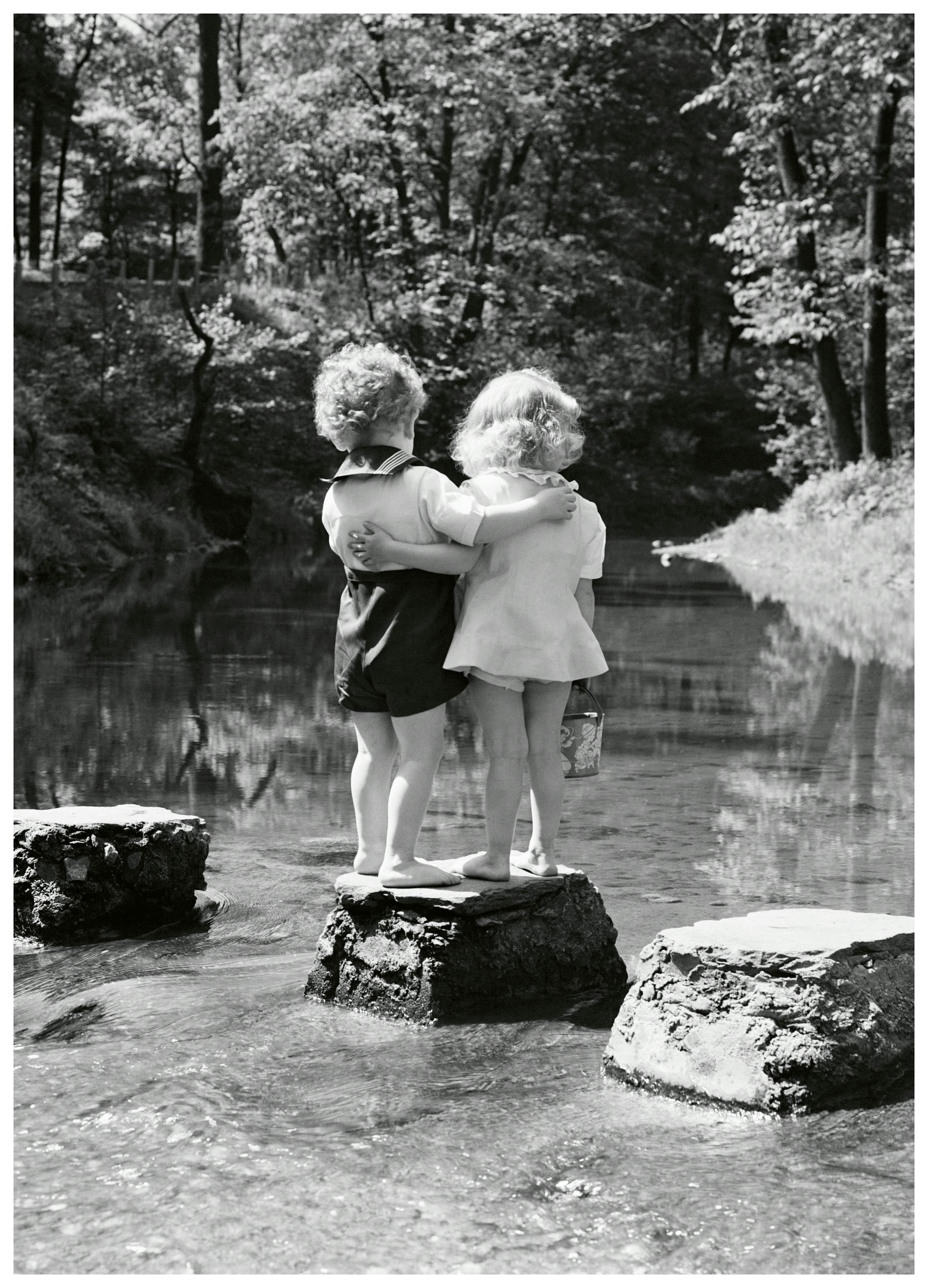 Vrienden aan de Rivier Poster (50x70 cm) - Poster Store