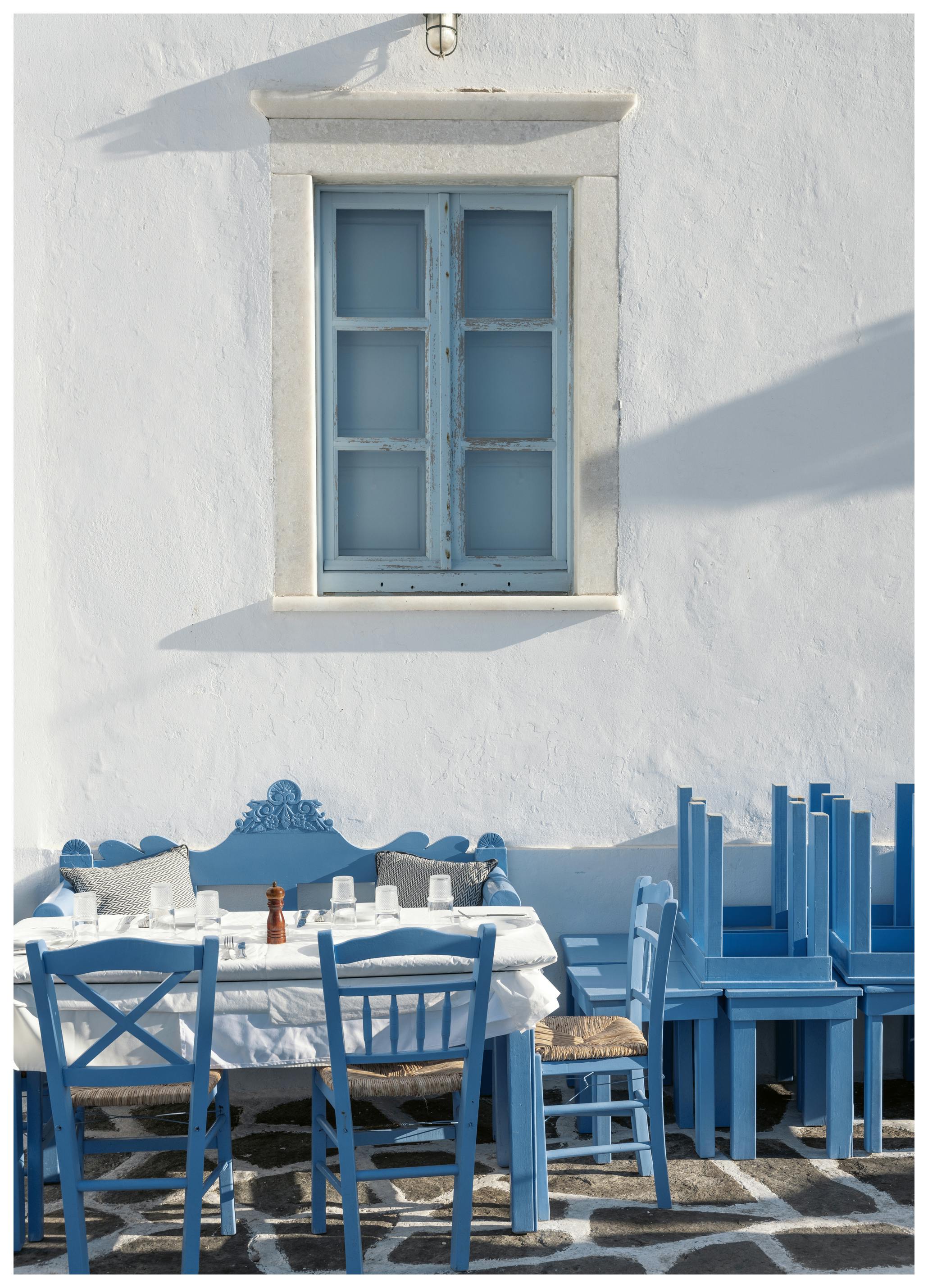 Greek Cafe Poster (21x30 cm) - Poster Store