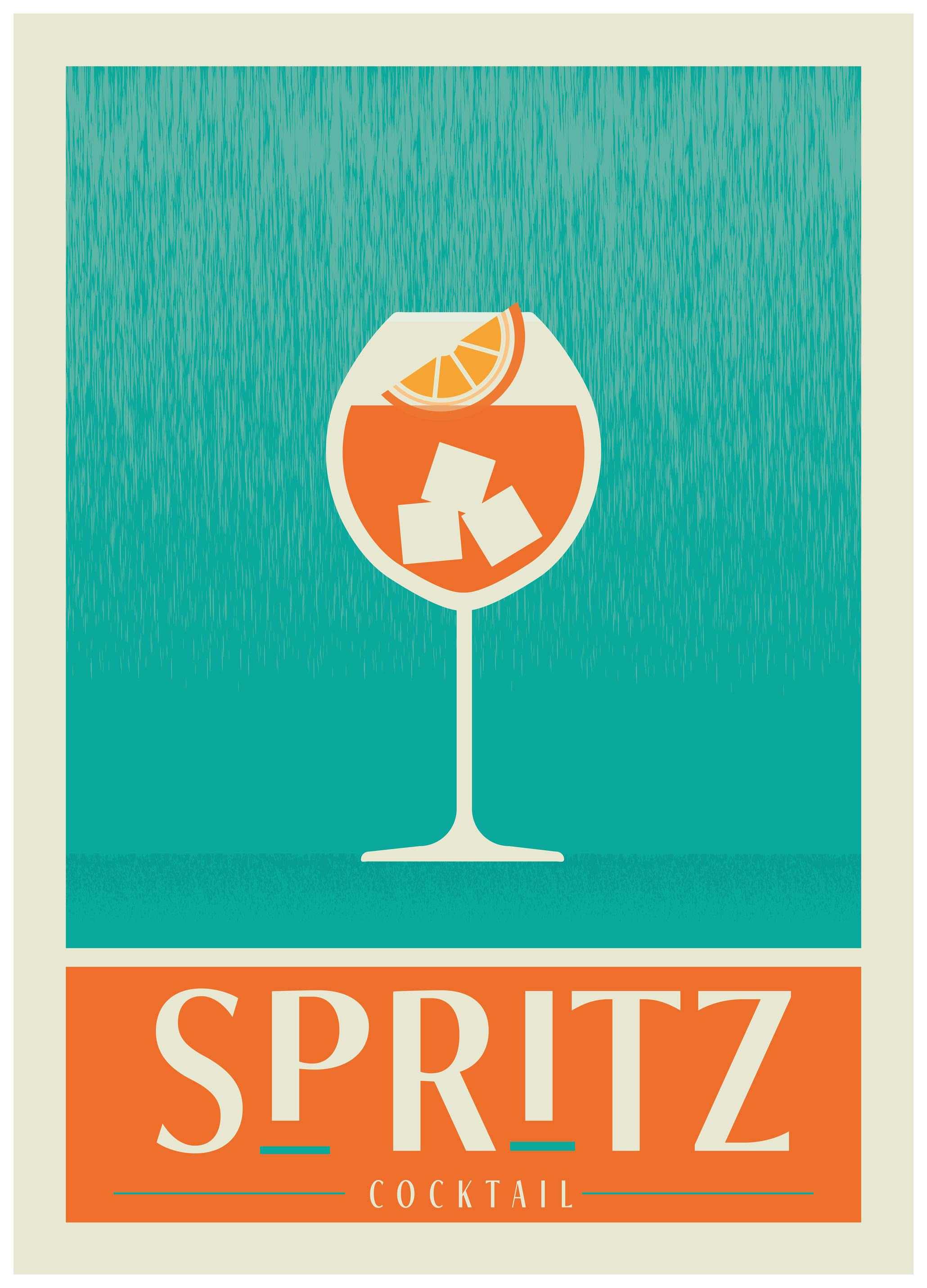 Spritz Cocktail Plakat (30x40 cm) - Poster Store