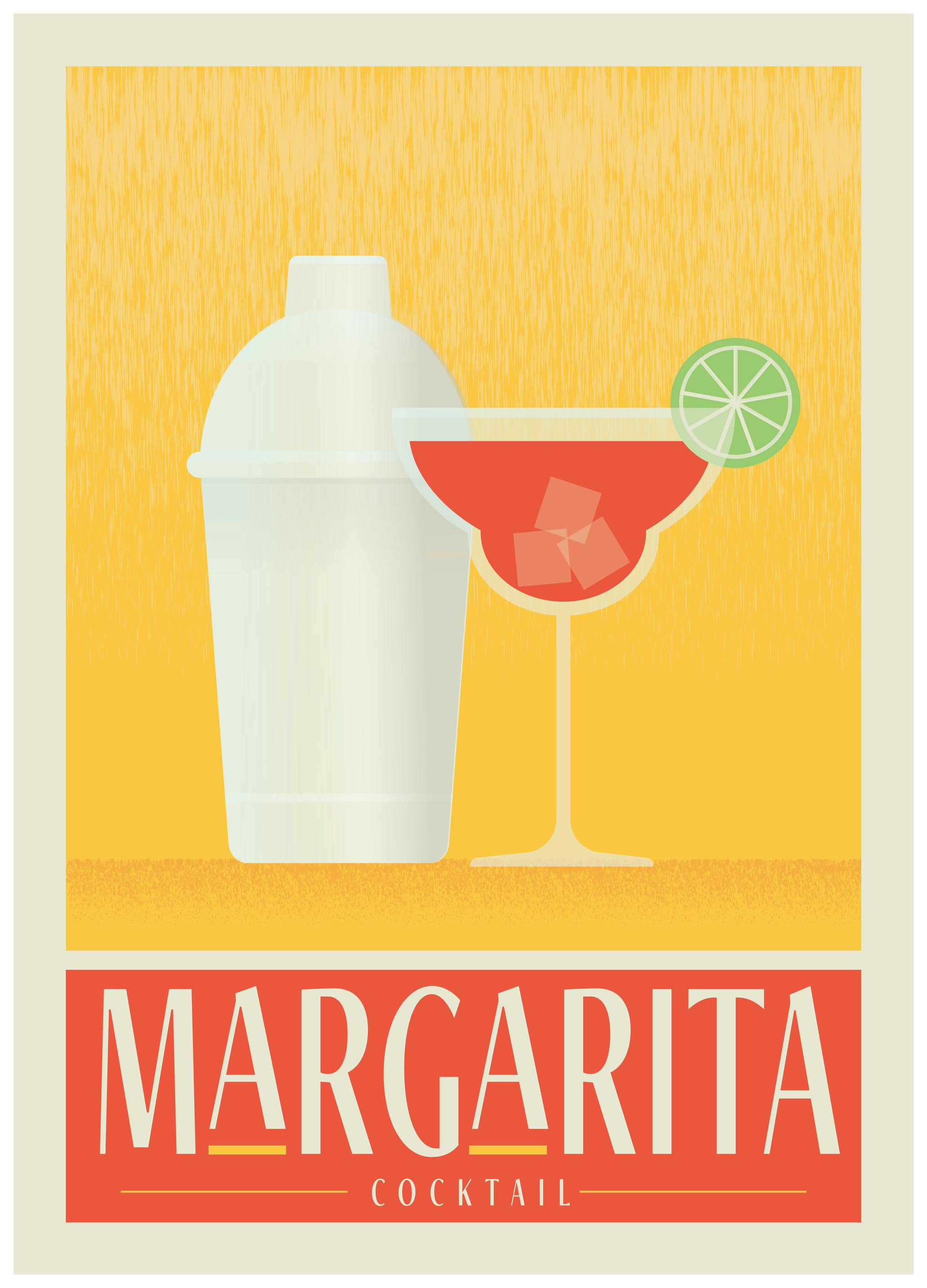 Margarita Cocktail Poster (21x30 cm) - Poster Store