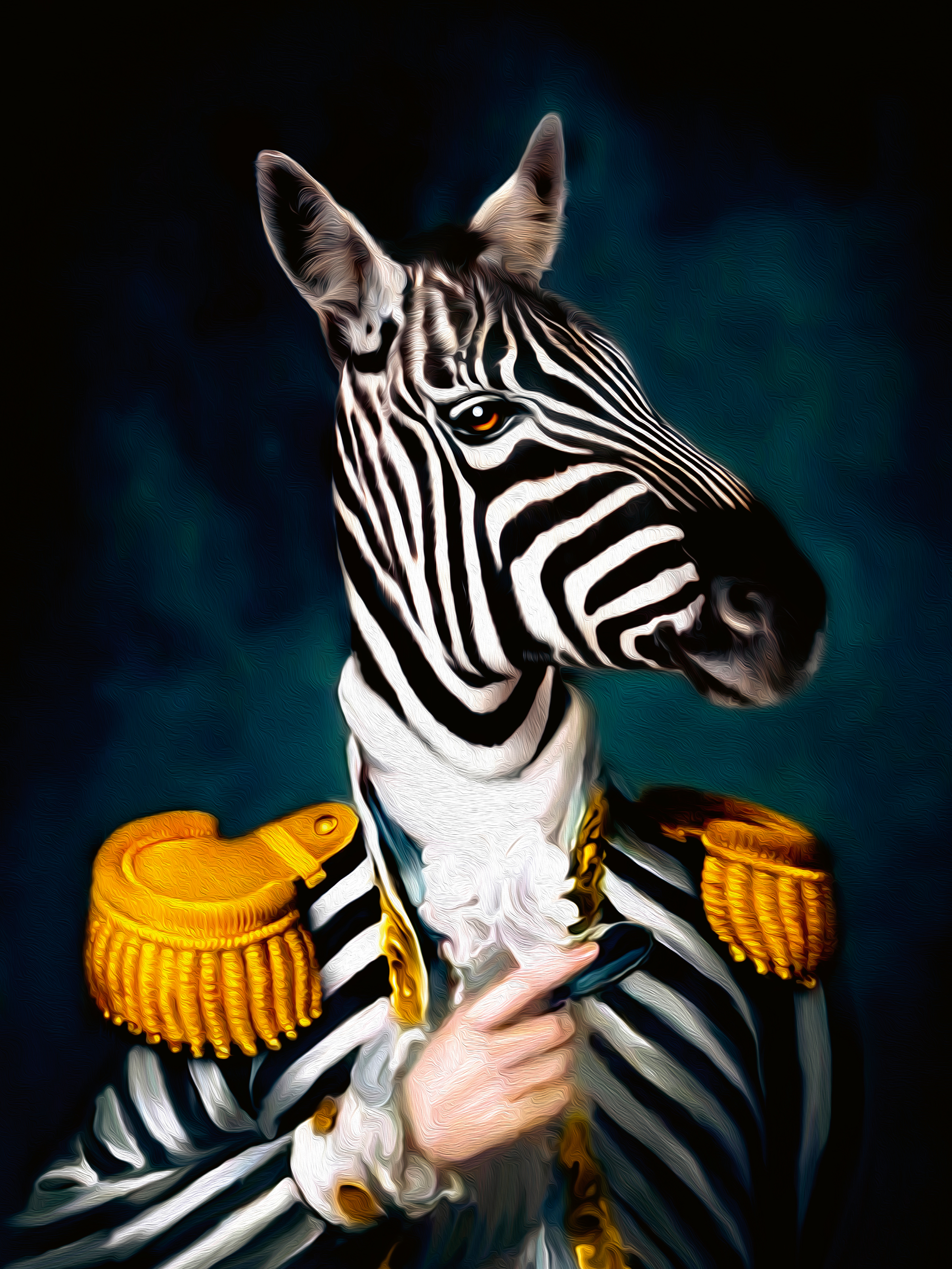 Tein Lucasson - Mr stripe Poster