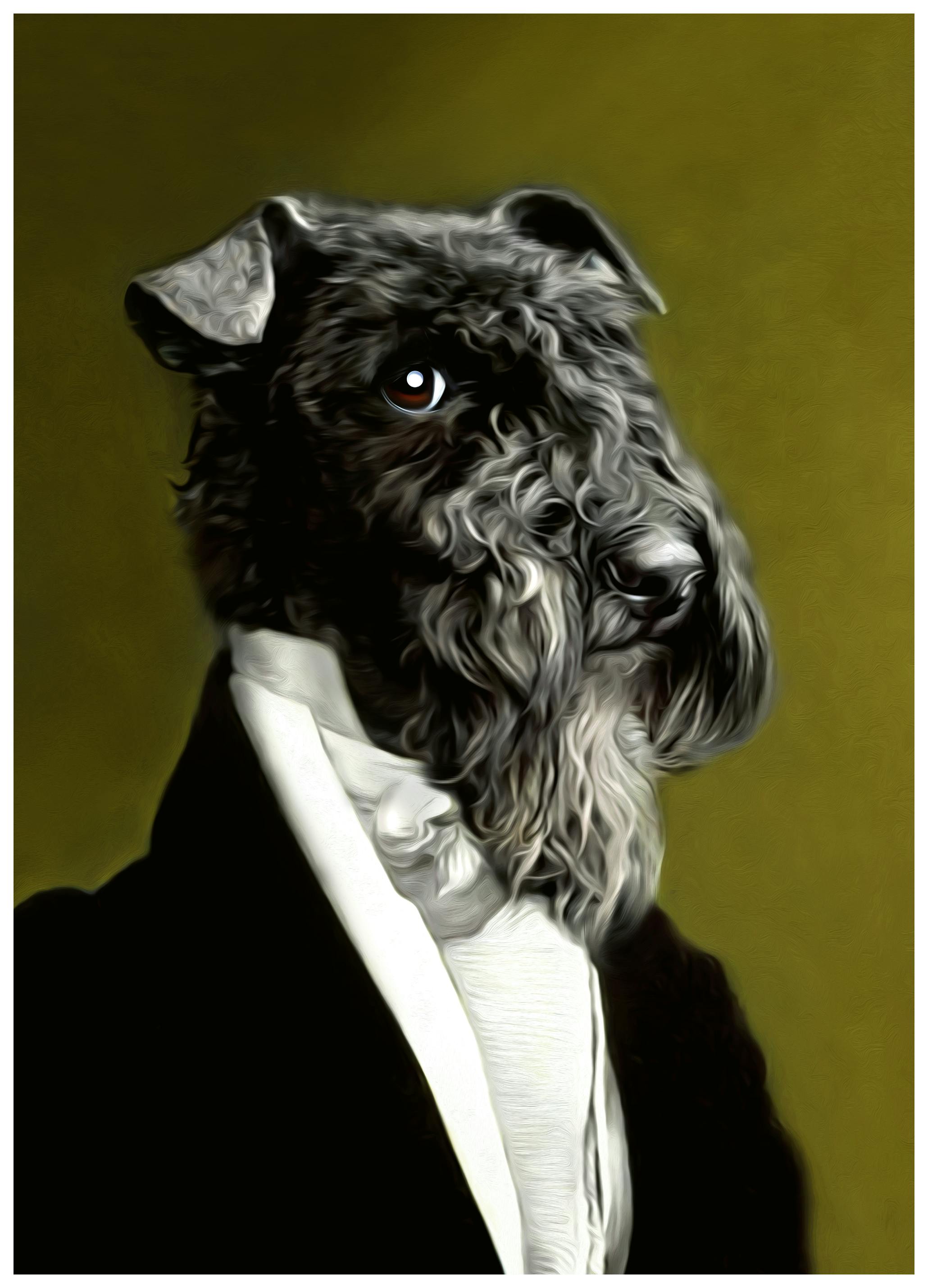 Tein Lucasson - Elegant Black Schnauzer Poster (70x100 cm) - Poster Store