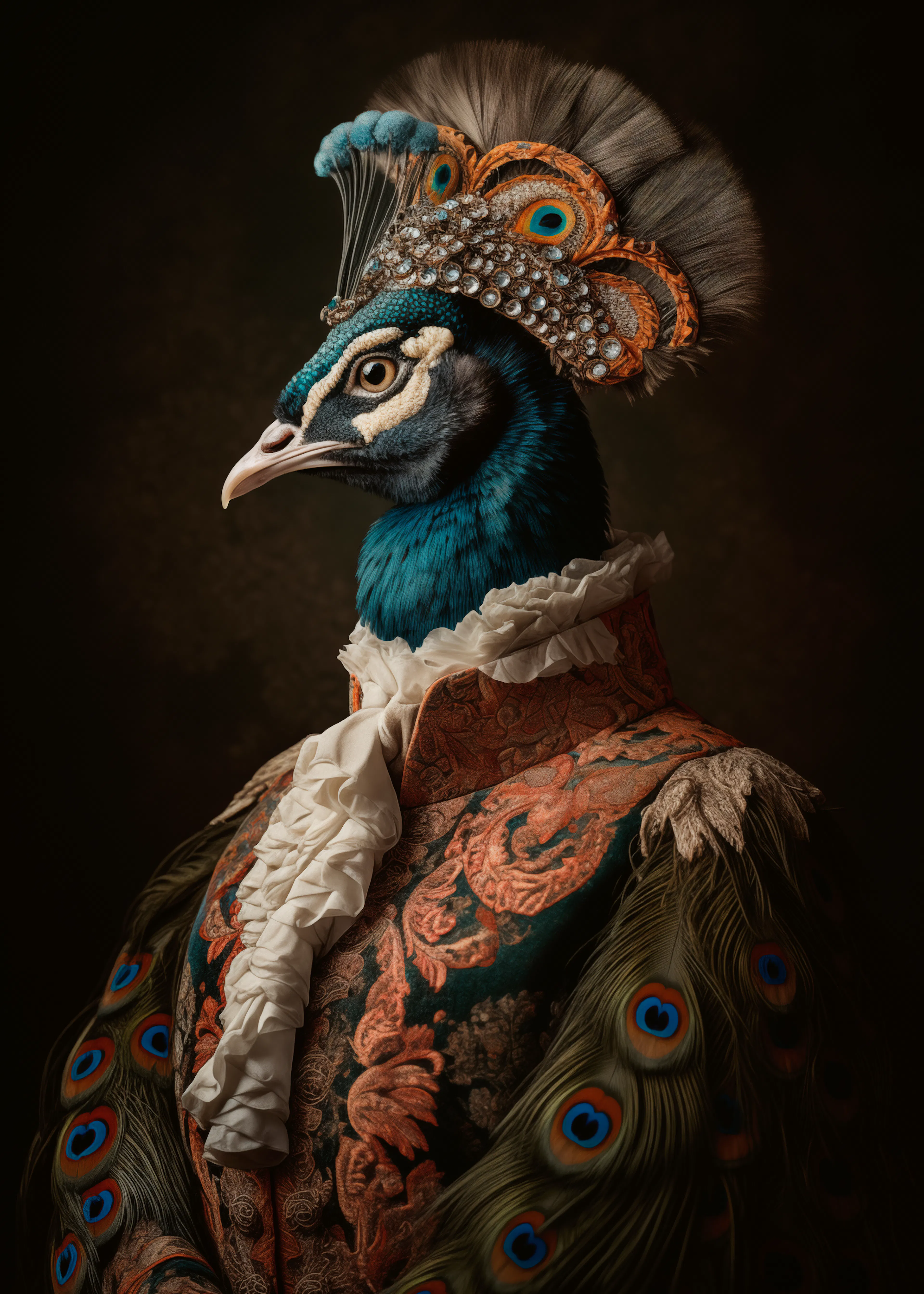 Andreas Magnusson - Regal Peacock Portrait Poster 0