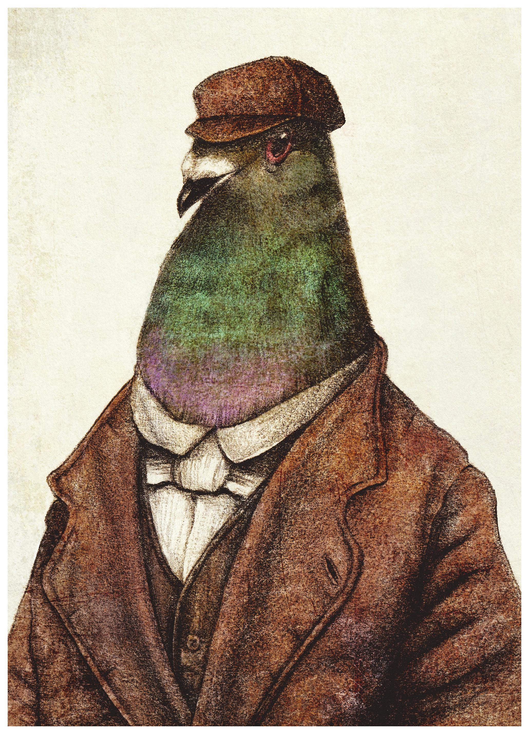 Mike Koubou - Due kledd i vintage antrekk Plakat (50x70 cm) - Poster Store