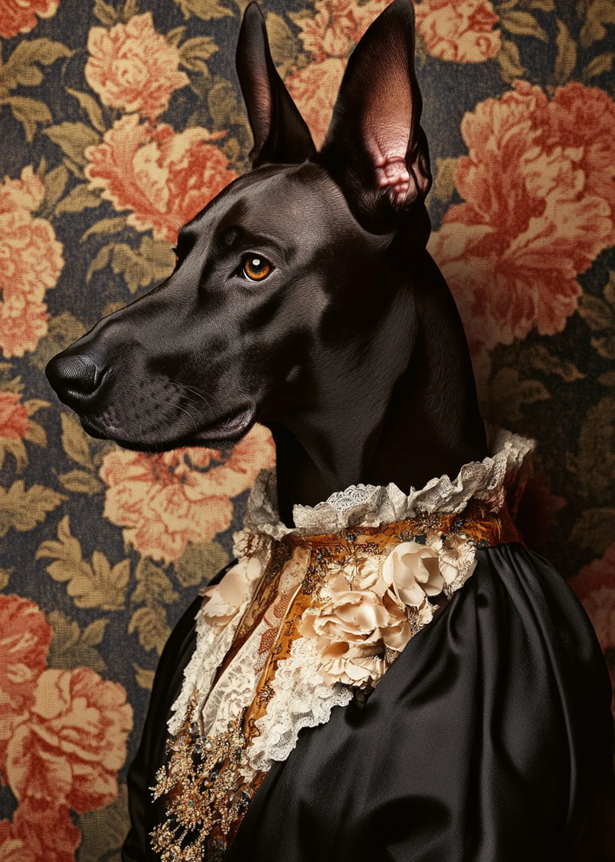 SHANDU - Retrato de Perro Majestuoso Póster 0