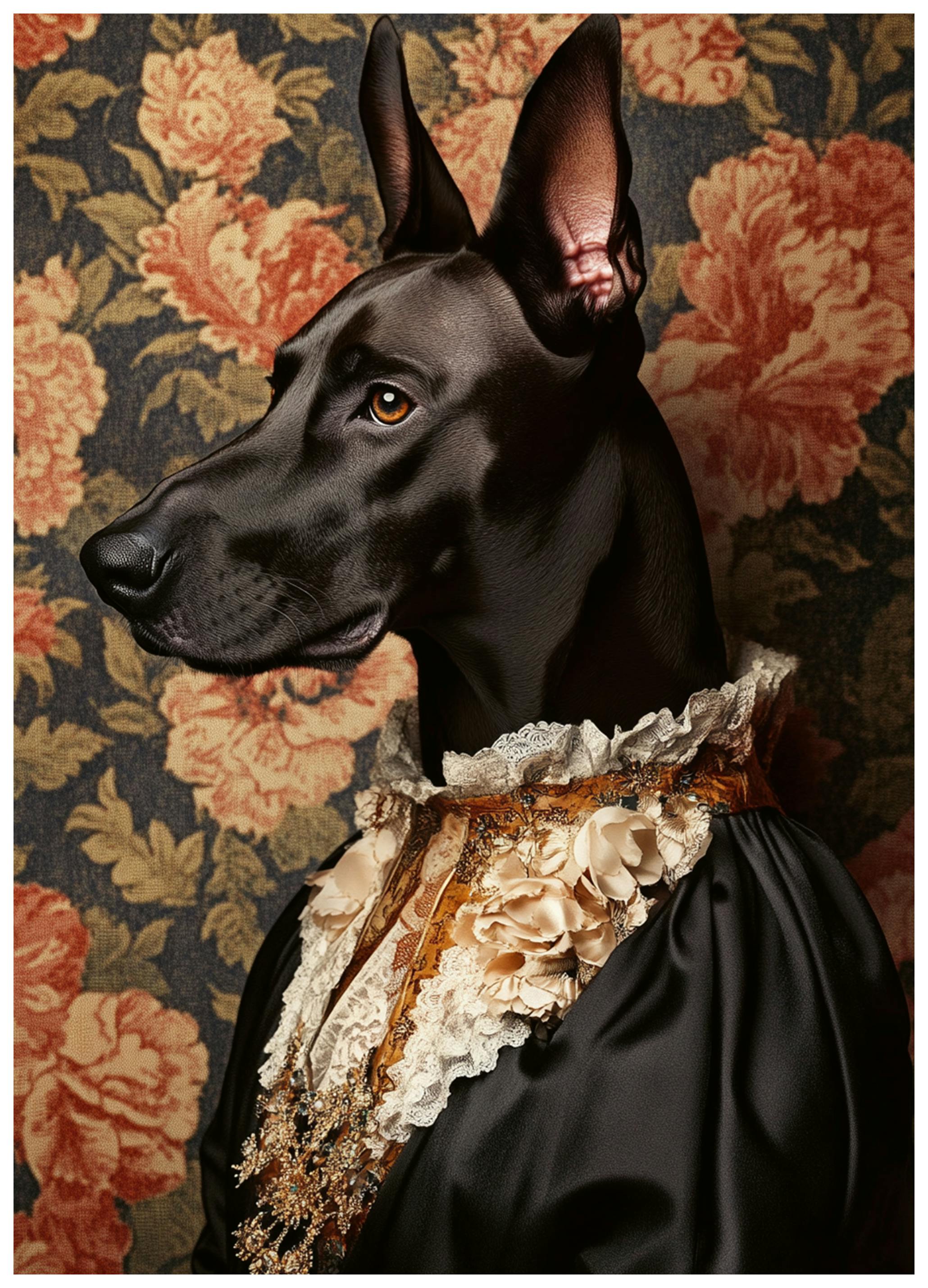 SHANDU - Kunglig Hundporträtt Poster (70x100 cm) - Poster Store