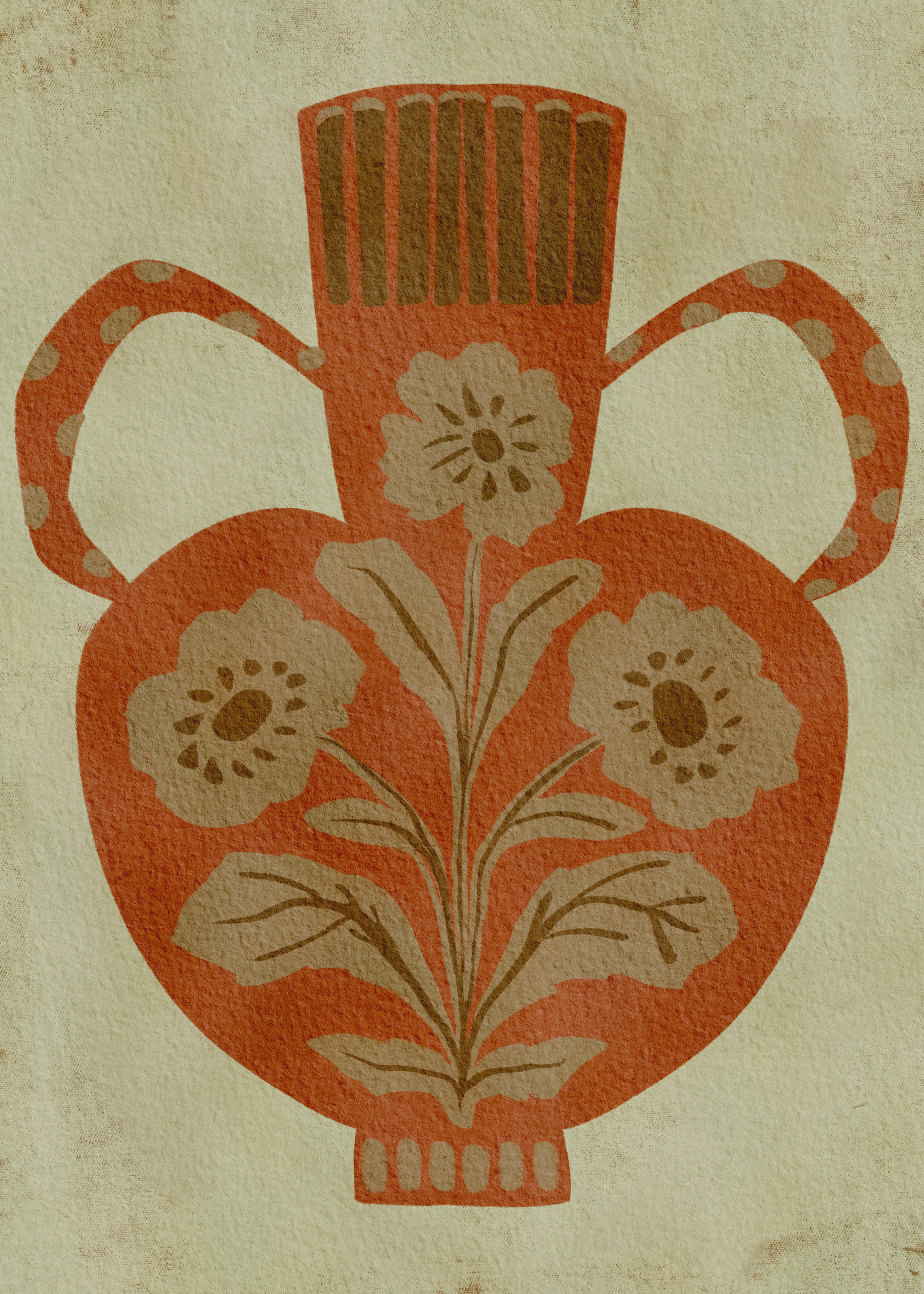 Nikita Jariwala - Rustic Floral Vase Poster 0